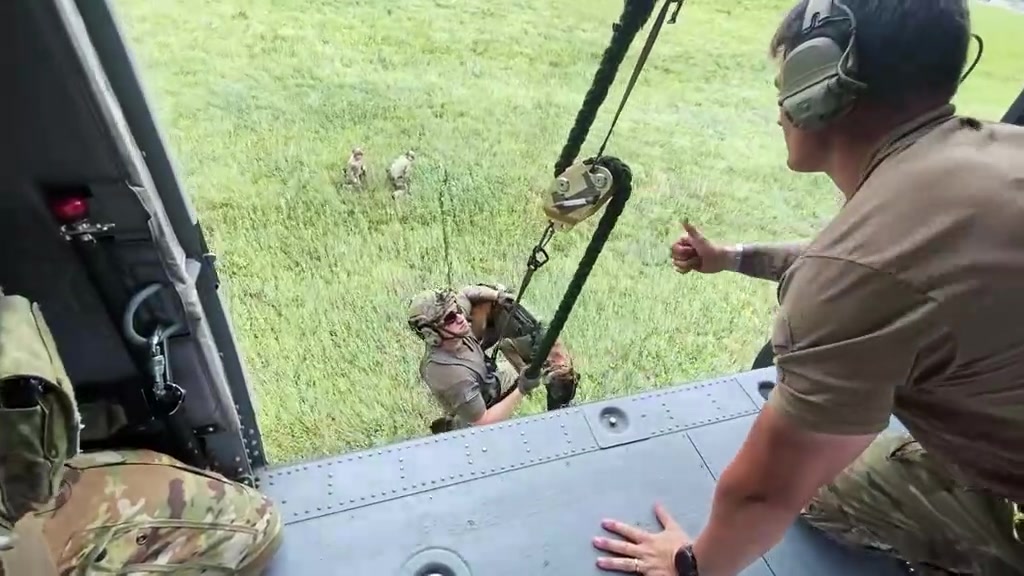 Ohio Army National Guard conducts FRIES training with 2/75 Rangers, K9 ...