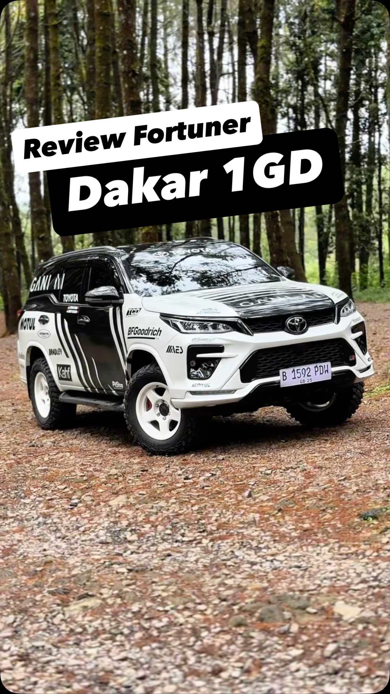 Biar gak penasaran, kita review singkat si 'Dakar 1GD'! Toyota Fortuner ...