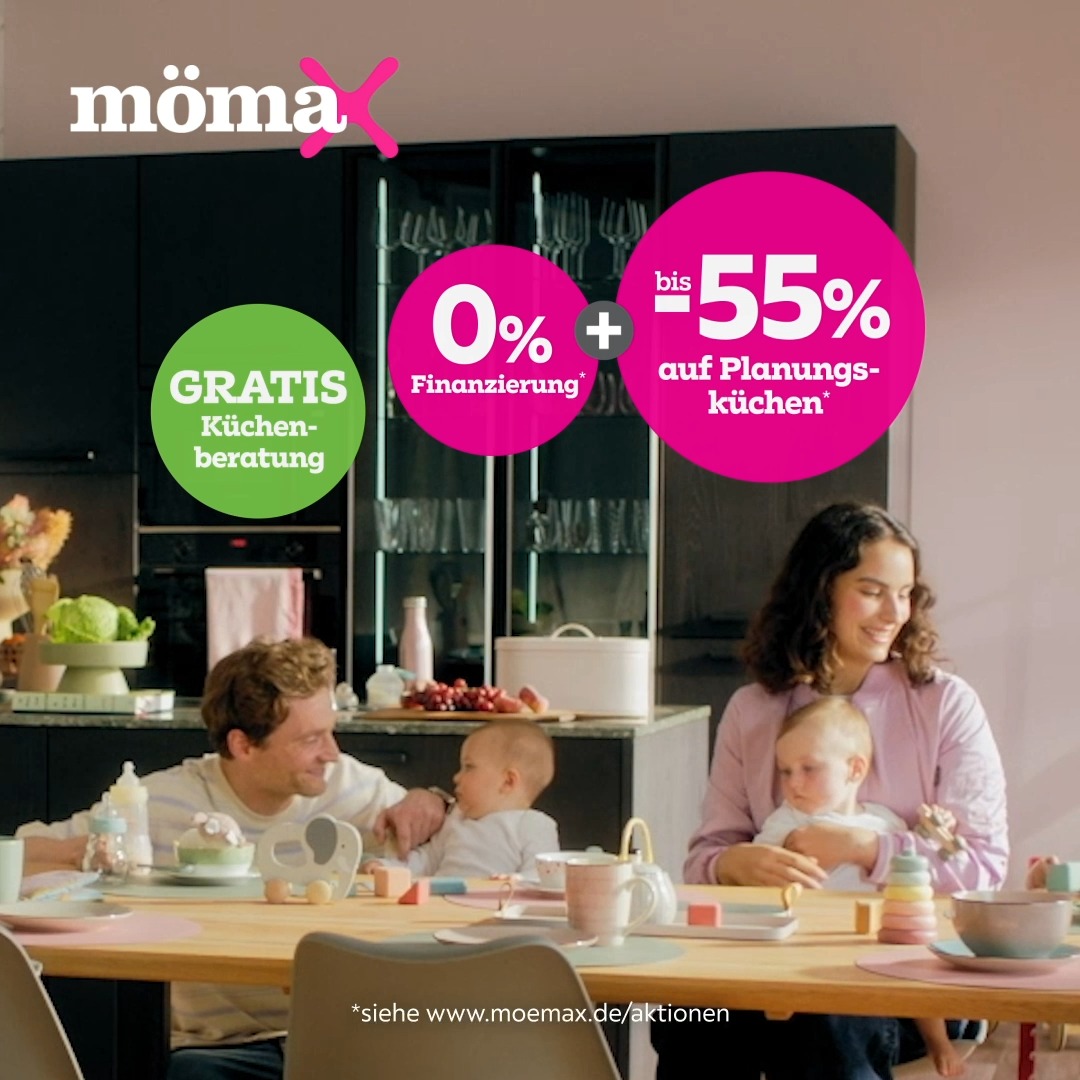 Von 💡 durchdachter Raumaufteilung bis hin zu robustem Material: Unsere 🍽️ Küchen sind Meister der Anpassung für jede Lebenssituation. | mömax Deutschland