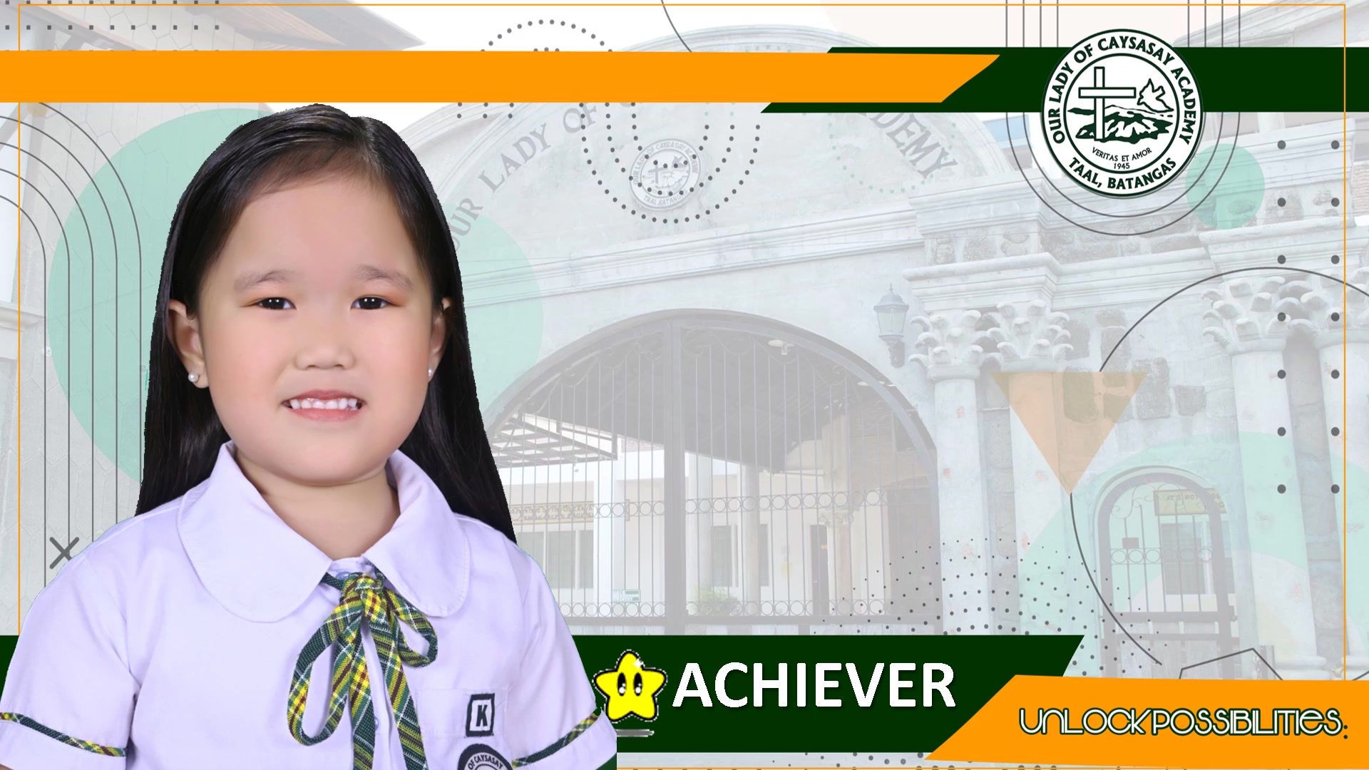Rising Stars of OLCA: Kindergarten Achievers AY 2024-2025 Today, we ...