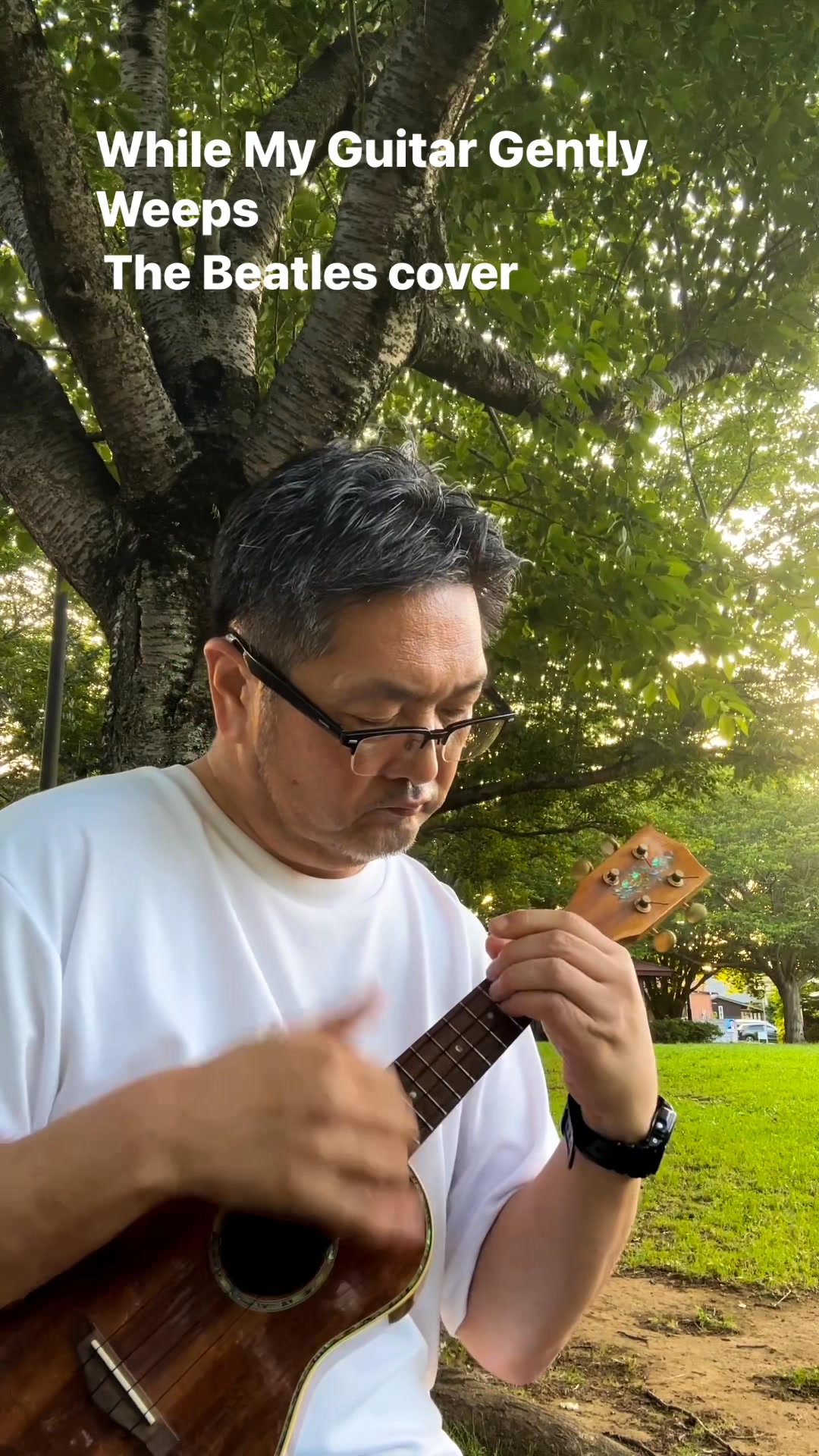 Ohta-san's 'ukulele lesson 1 Summertime - Gershwin 毎日暗い