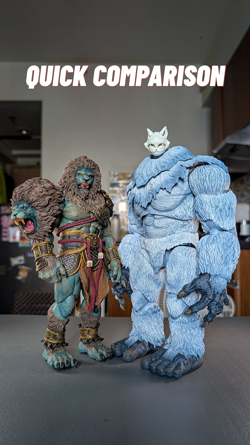 Nottaa Cyan Lion Quick Comparison!🔥 #actionfigures #fypシ