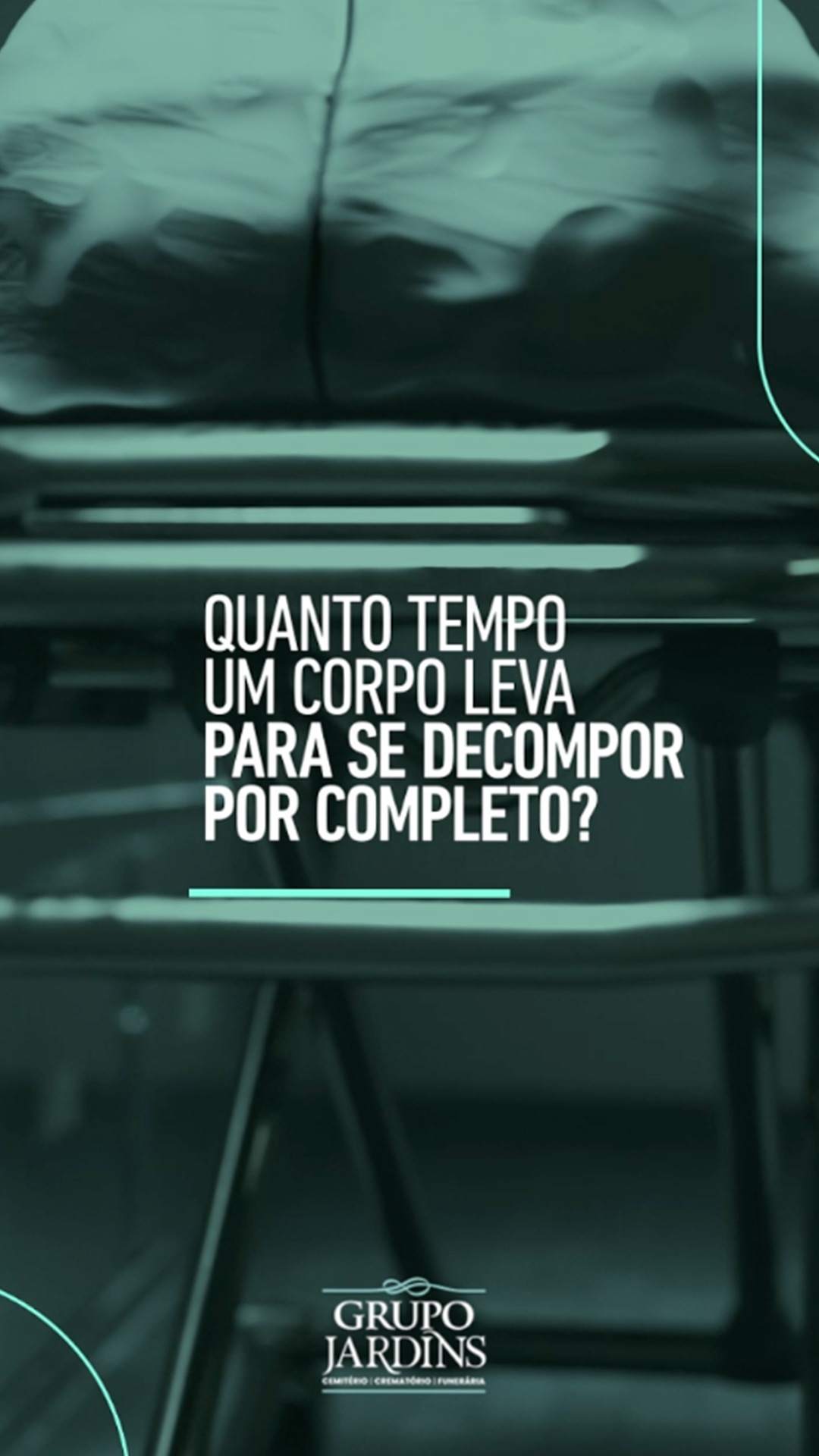 O tempo que um corpo leva para se decompor por completo é altamente ...