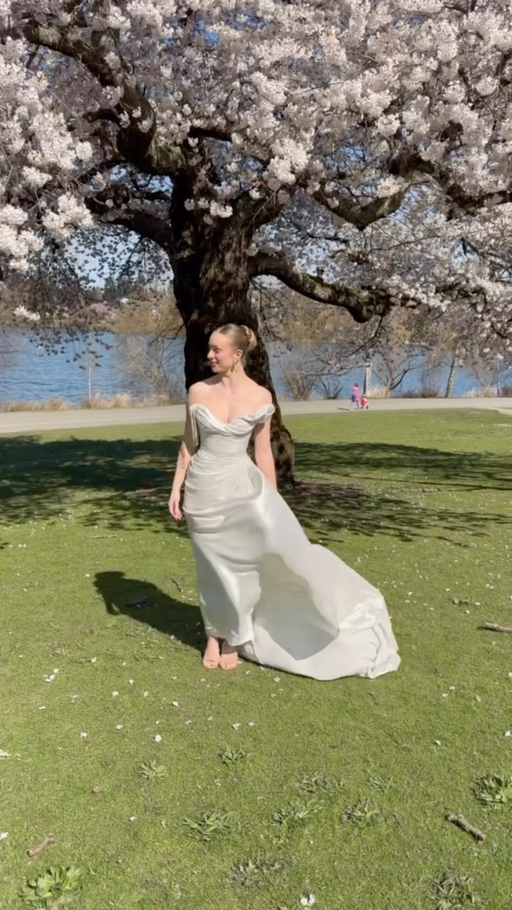 bridesmaid dresses seattle wa “Let’s play dress up” but it’s three gorgeous wedding 🤍 , More BTS from an editorial shoot wearing Angeline Brunk Size:Medium: Fits US 8/UK 12 (CLEARANCE OUTLET! Final Sale/No Return/No Exchange!) pattern_Polka Dots Black Italian Raised Center