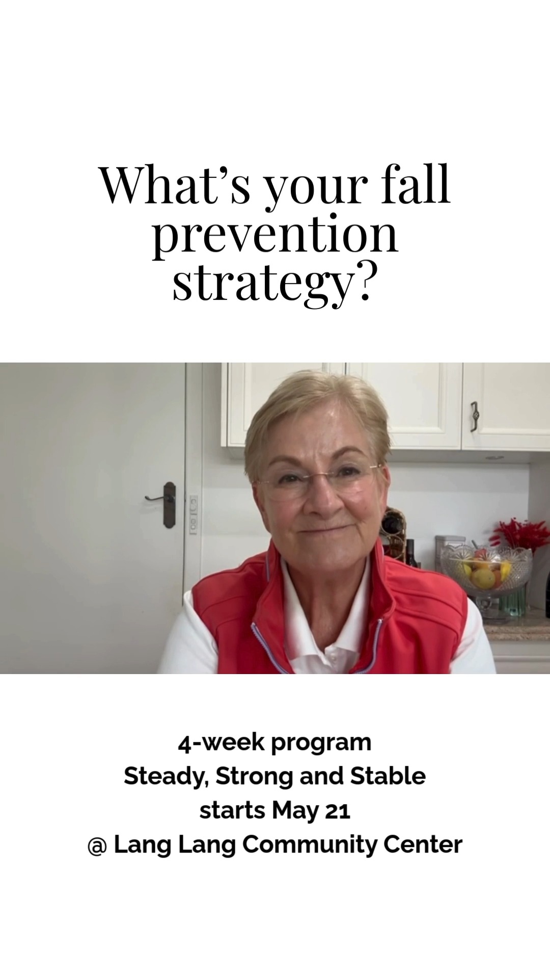 If you want to feel safe and stable in your own home, my 4-week program ...