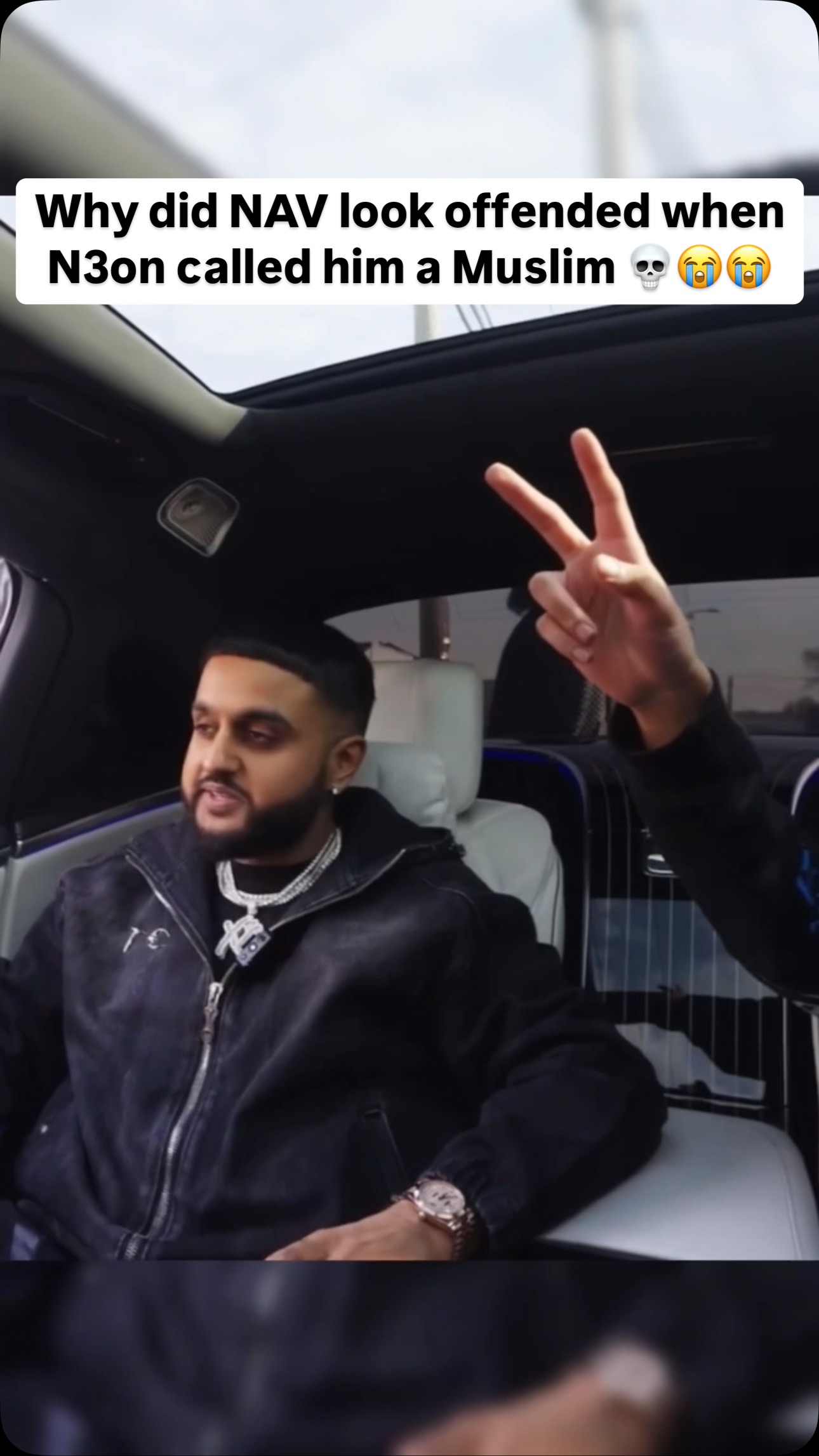 Why did Nav look offended??? 😭 #islam #ramadan #n3on #n3onclips #fyp # ...