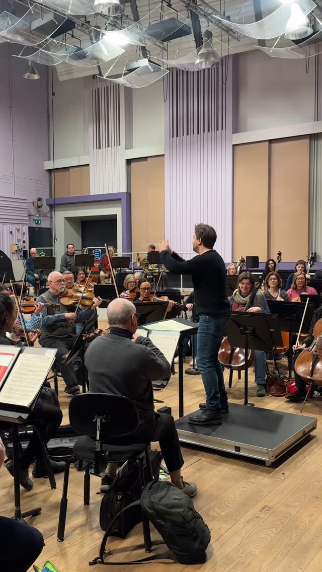 With CHRISTIAN THIELEMANN ♪♫ at the piano during the rehearsals