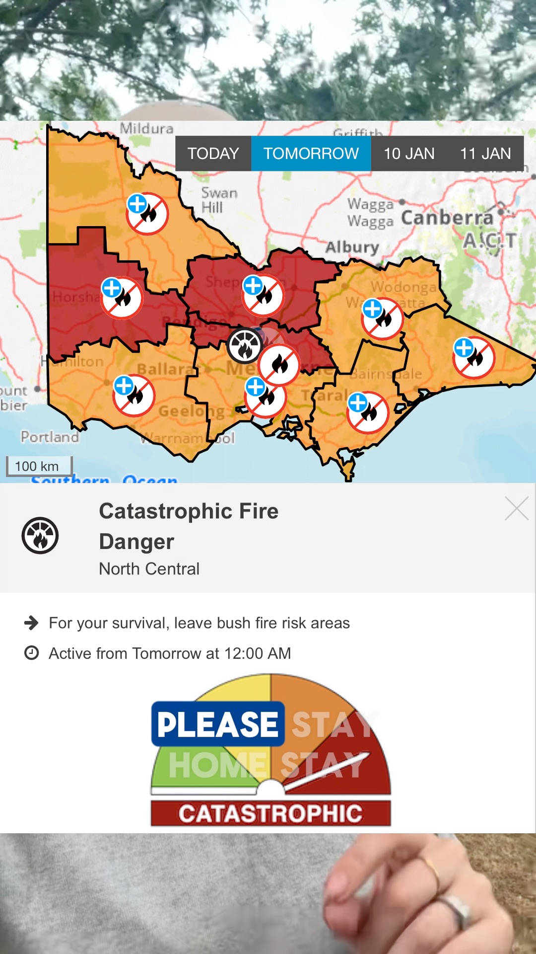 For the latest warnings, maps and official advice, visit the ...