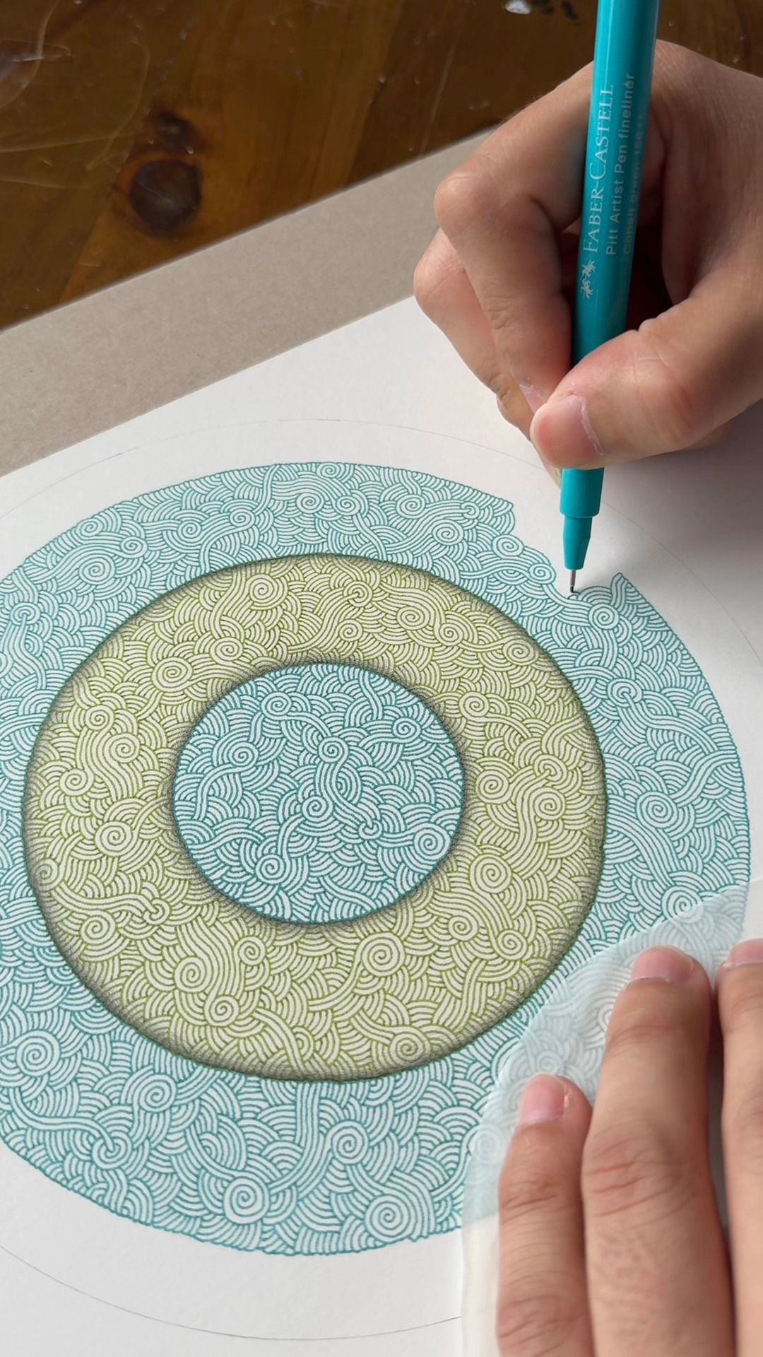 Introducing my new series: Within Circles 💚 Each drawing explores the ...