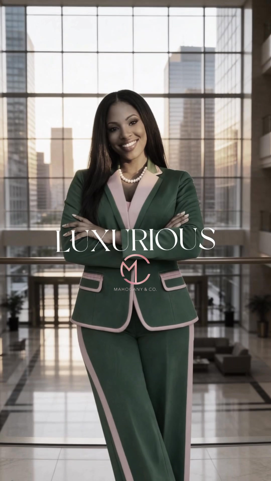 women's formal wear not dress This is your reminder: You're dressing for the occasion. ✨ You are the occasion. 🩷💚 | Mahogany & Co CLUBHOUSE CLASSIC LAUNCH