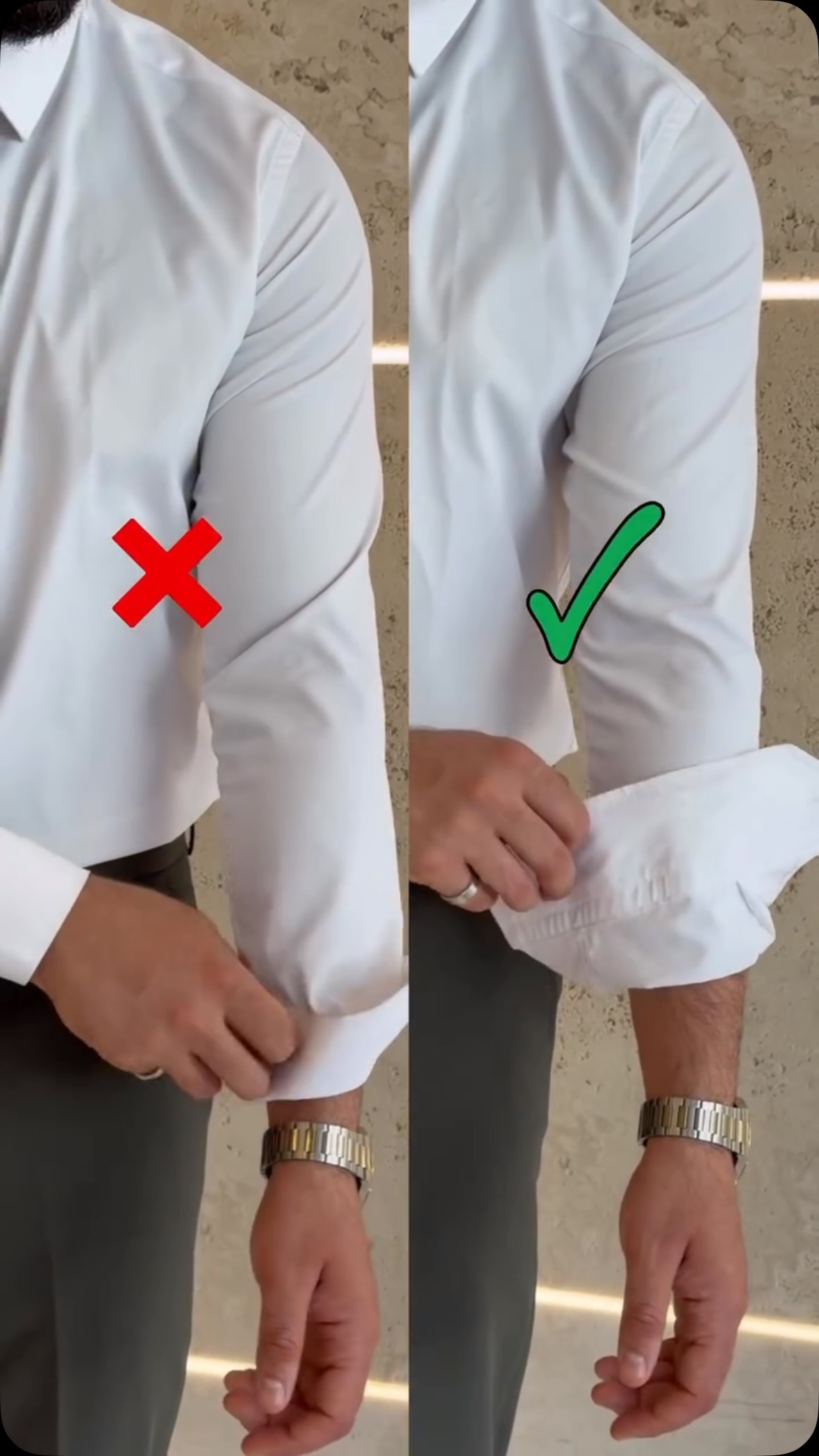 How to roll up your sleeves the right way! Simple guide for you