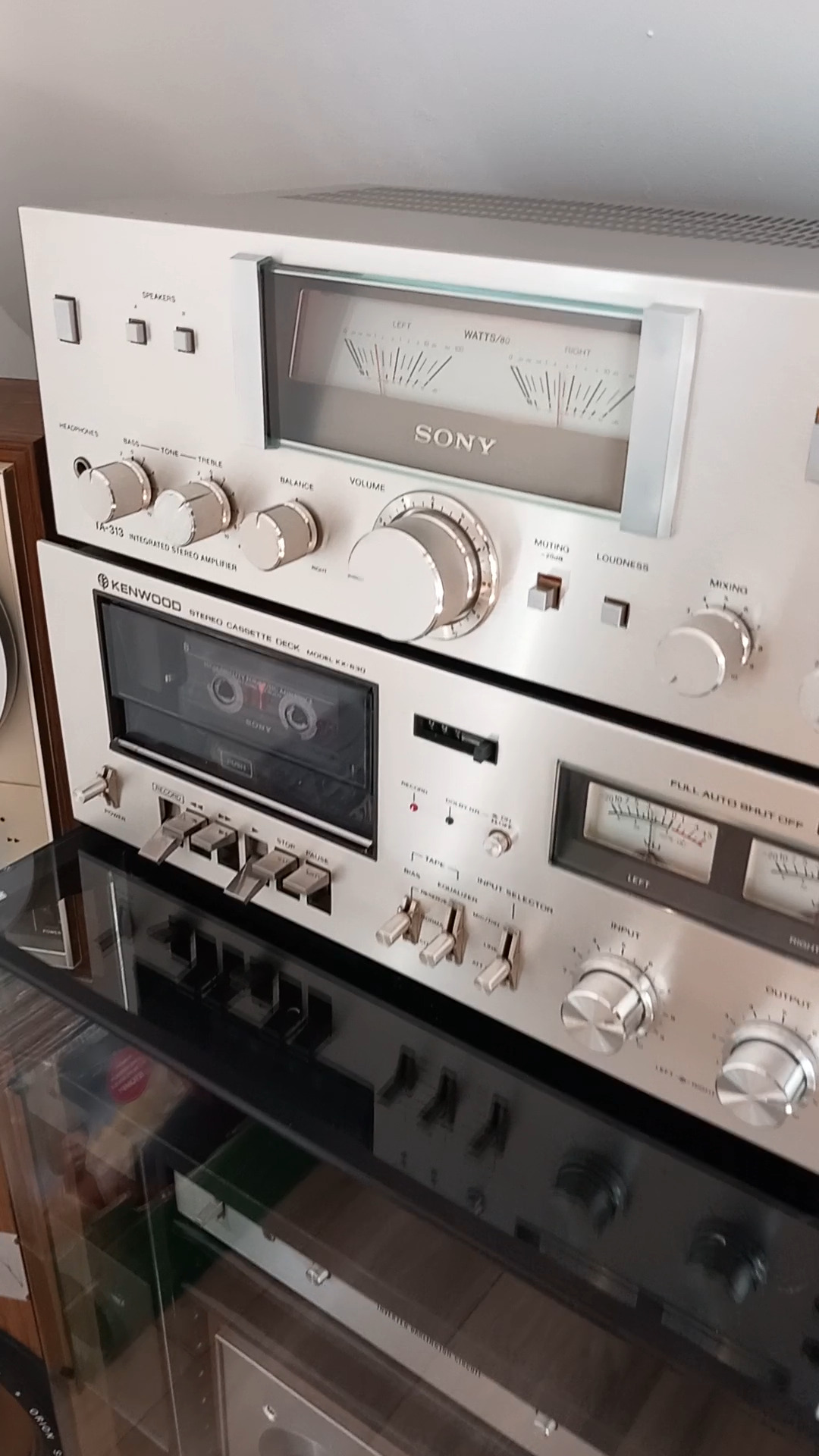Sony TA-313 Integrated Stereo Amplifier from 1979, Japan. I was