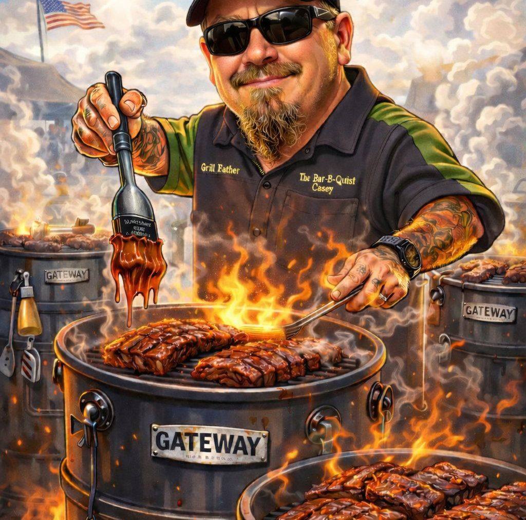 Won our rib table for 11th! , .05 point away from a barrel head! # ...