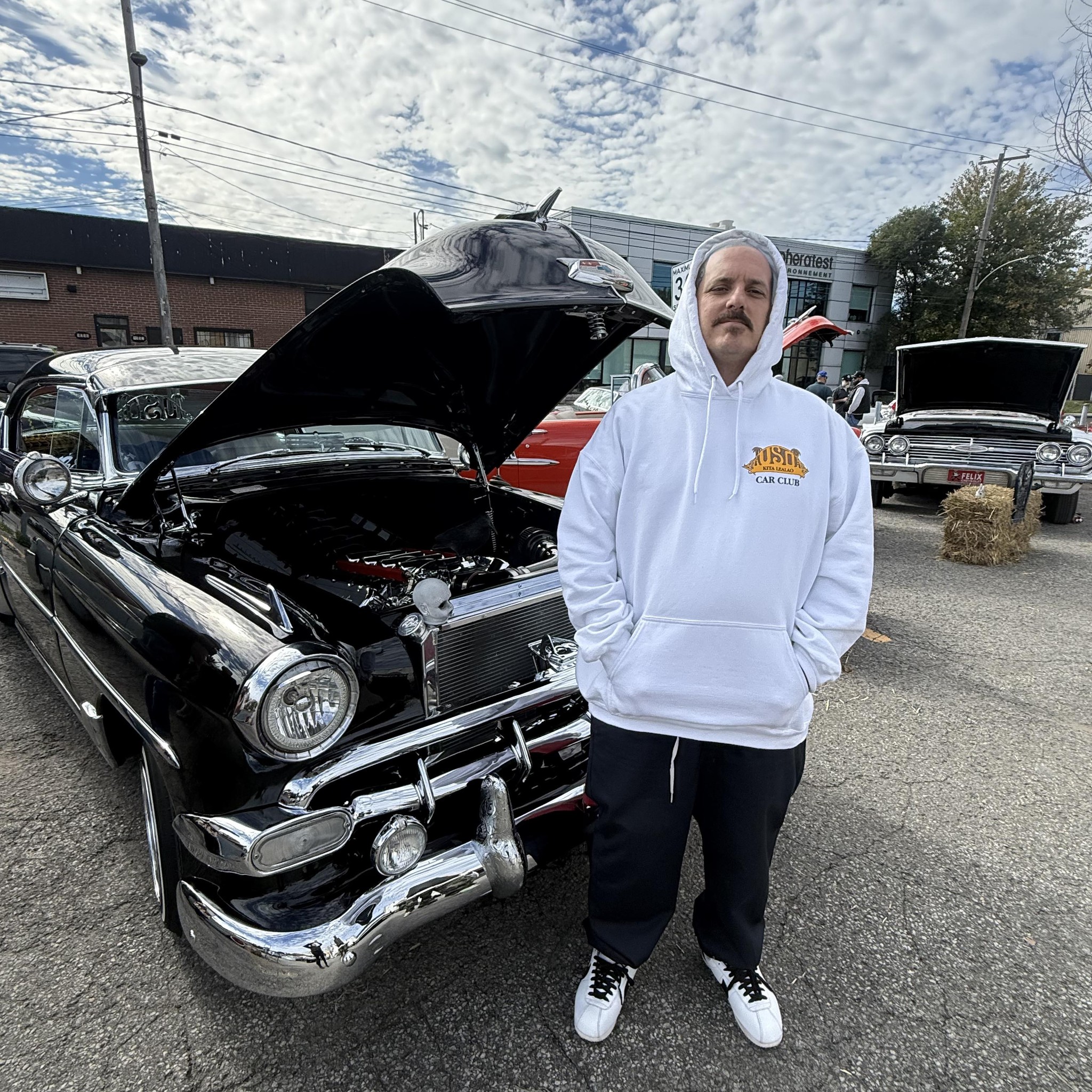 Justin Credible unbelievable #1955chevy #ragtop clean AF trunk engine ...
