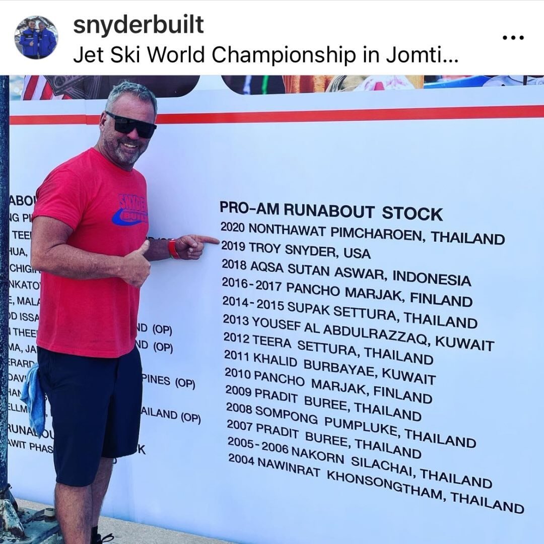 Sea-Doo - Bo Dupriest claims the 1994 Pro Runabout National Title ...