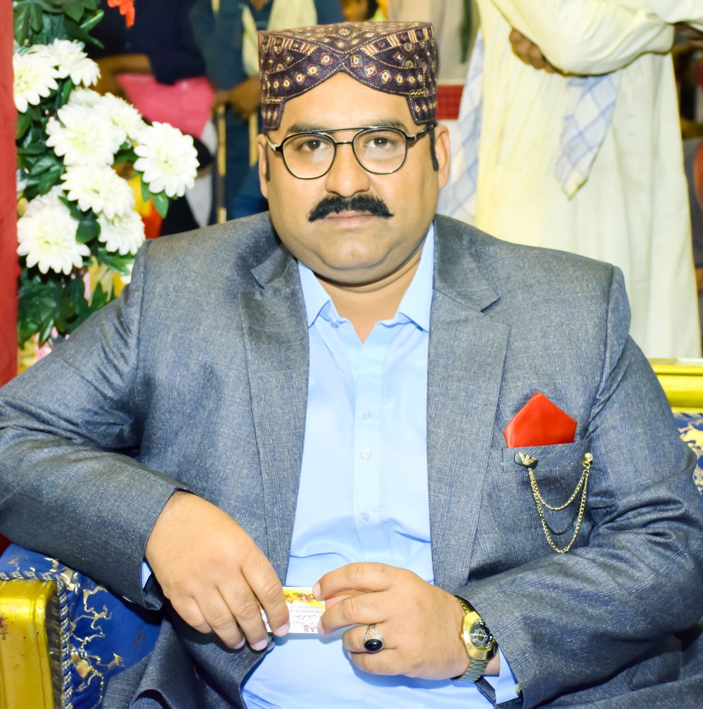 Rind - Chairman Rqi Mir Sardar Khan Rind Giving Notification of Vice ...