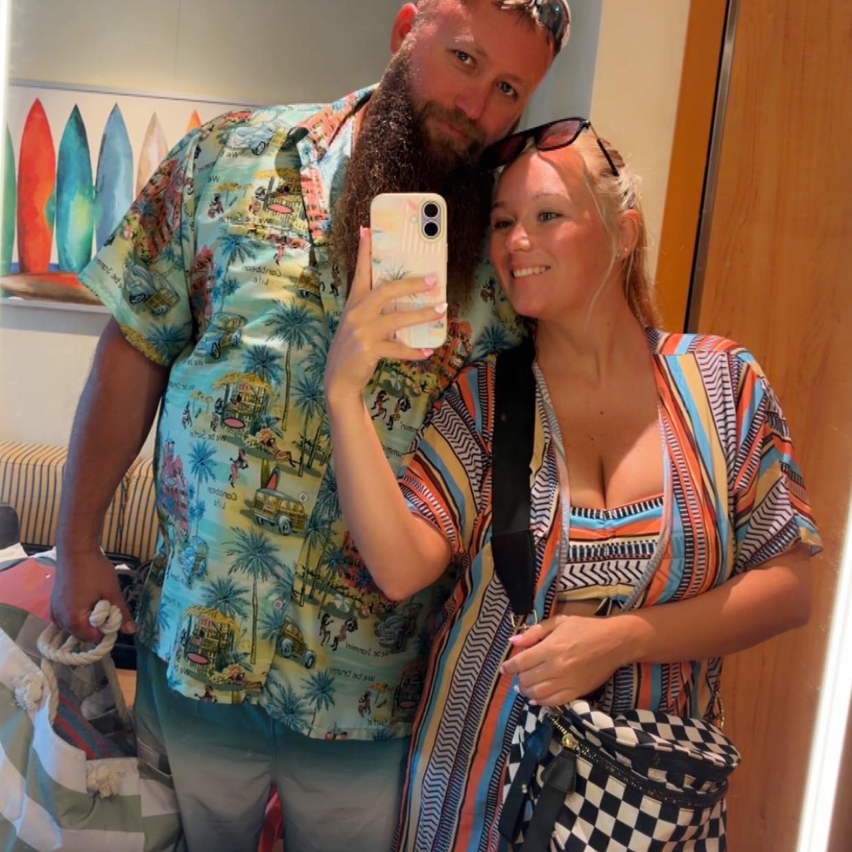 Celebration key was BEAUTIFUL 🧡🐚🌊 #fypviralシ #honeymoon #husbandandwife ...