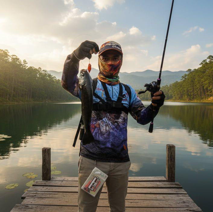 tarikan ikan babon memang beda mantap poko nya guru ga ada obat 👍 # ...
