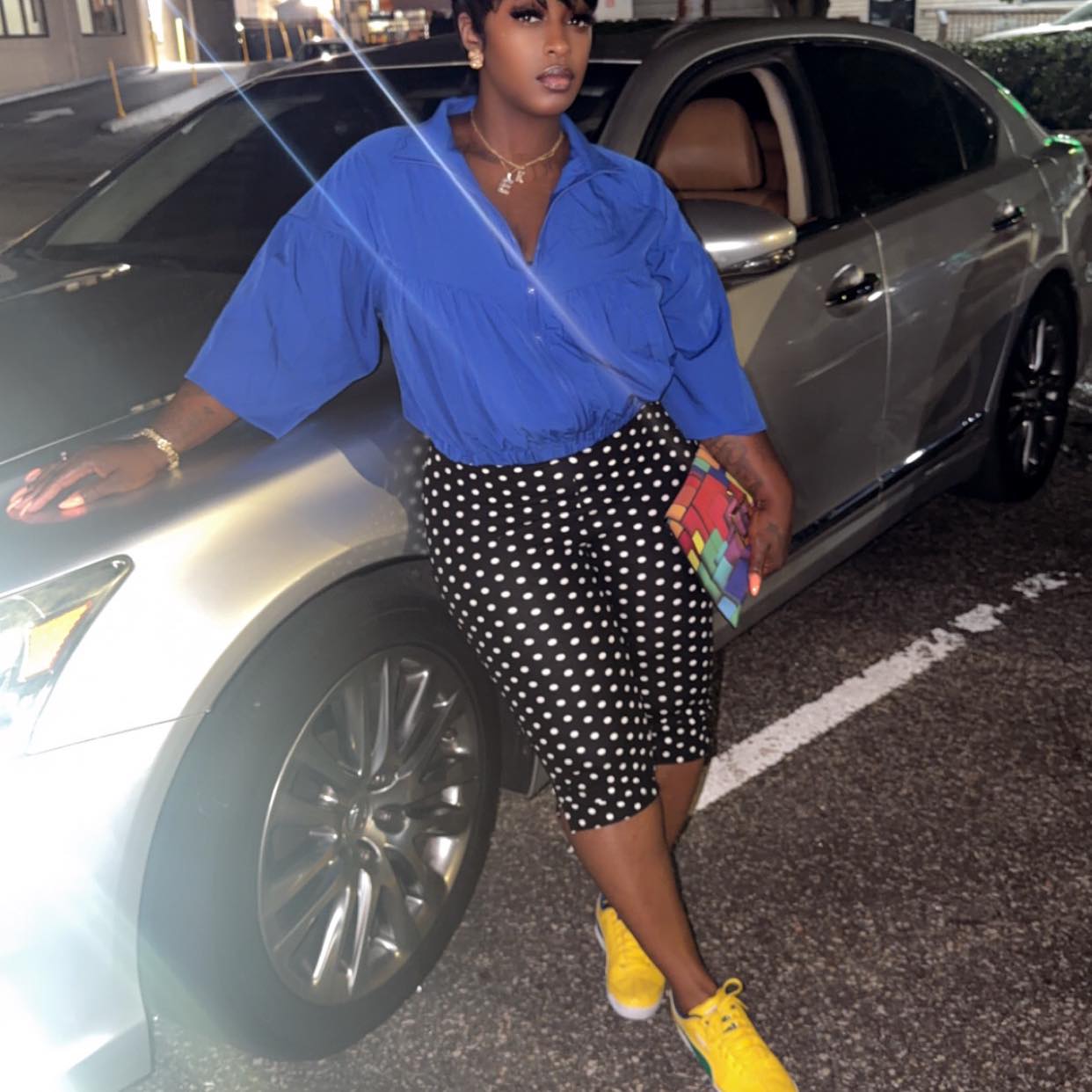 ebony fish net Black Mesh Rainbow Iridescent Rhinestone Studded Jumpsuit  Hot Miami Styles One size fits all Ebony Lynn (@ebony_lynnnn)  Instagram