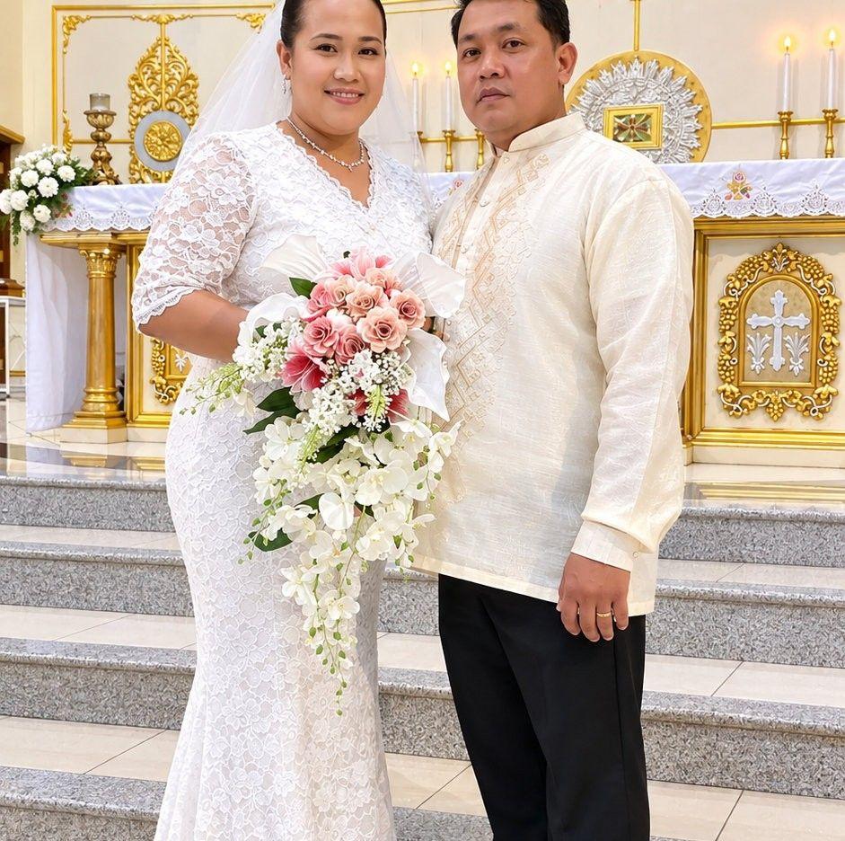 We finally tied the knots last night... - Mary Rose Negare | Facebook