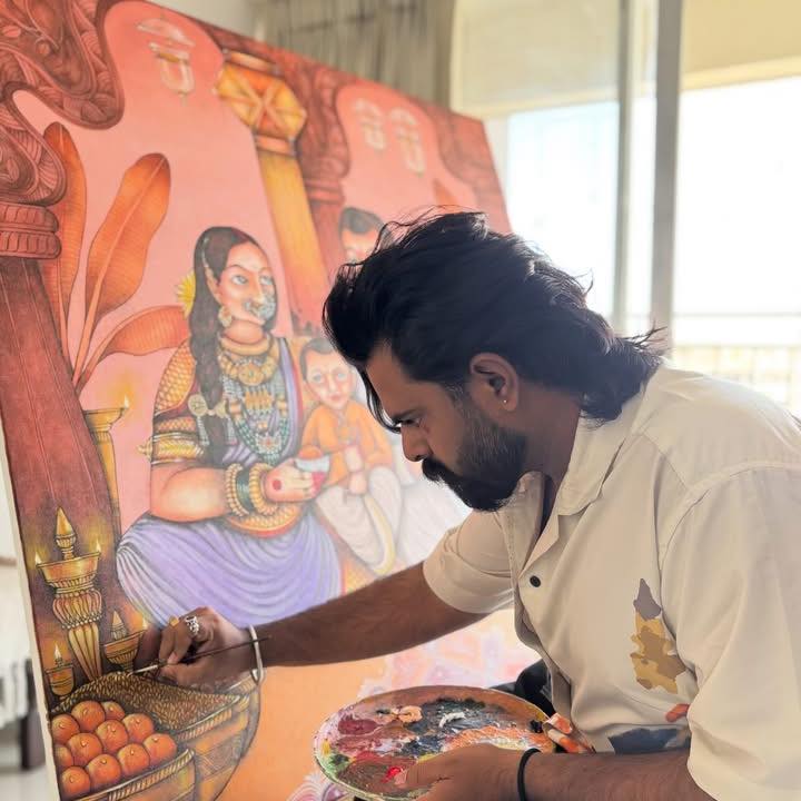 Rooted in tradition, bound by devotion, and painted with emotion ...