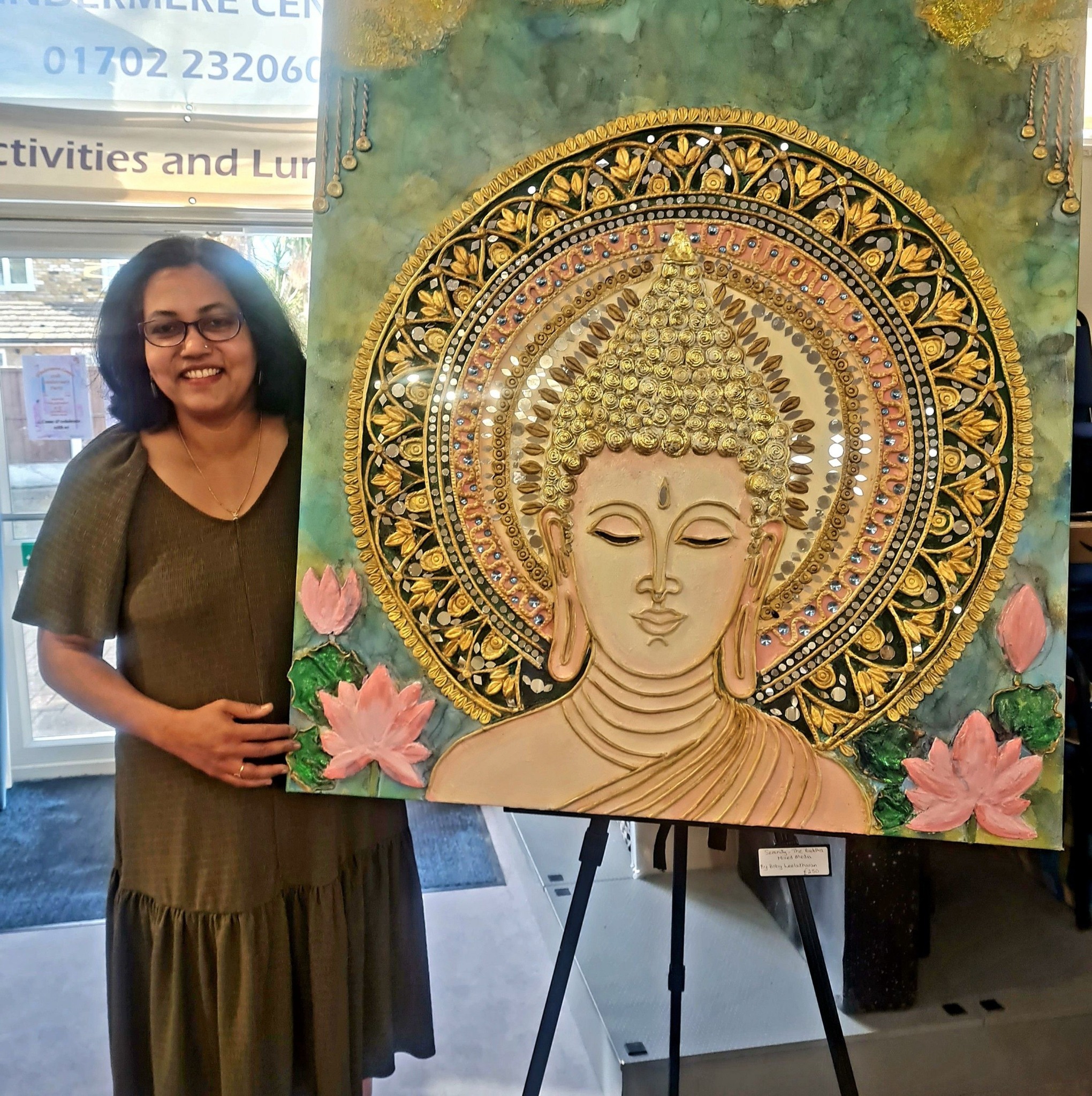 A beautiful memory, recreated with thread and creativity. 🧵 ️ Turning a ...