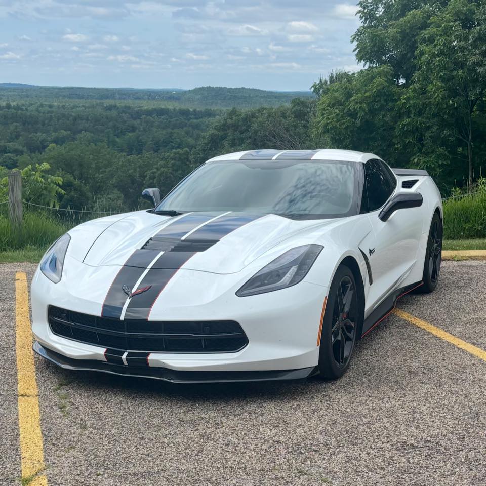 Fran said white with red interior is a top 3 Corvette combo… let’s see ...