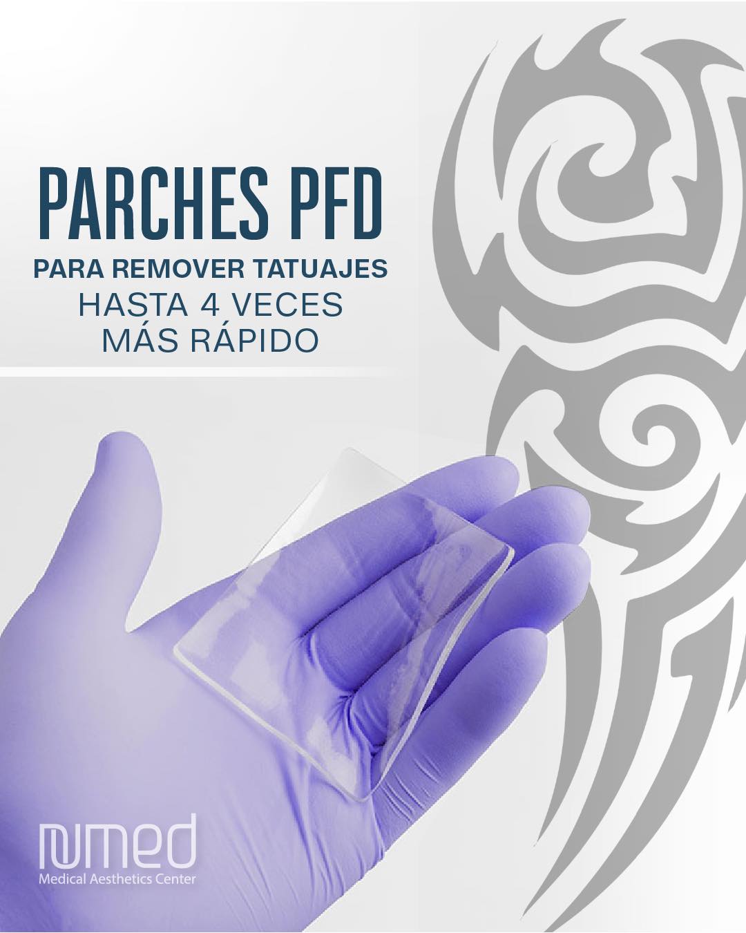 numed - El PFD Patch es un parche de silicona infundido... | Facebook