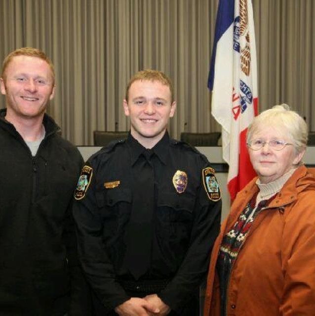 Iowa - (L-R) Chief Dustin Liston and Sgt. Kurt Fuchs | Facebook