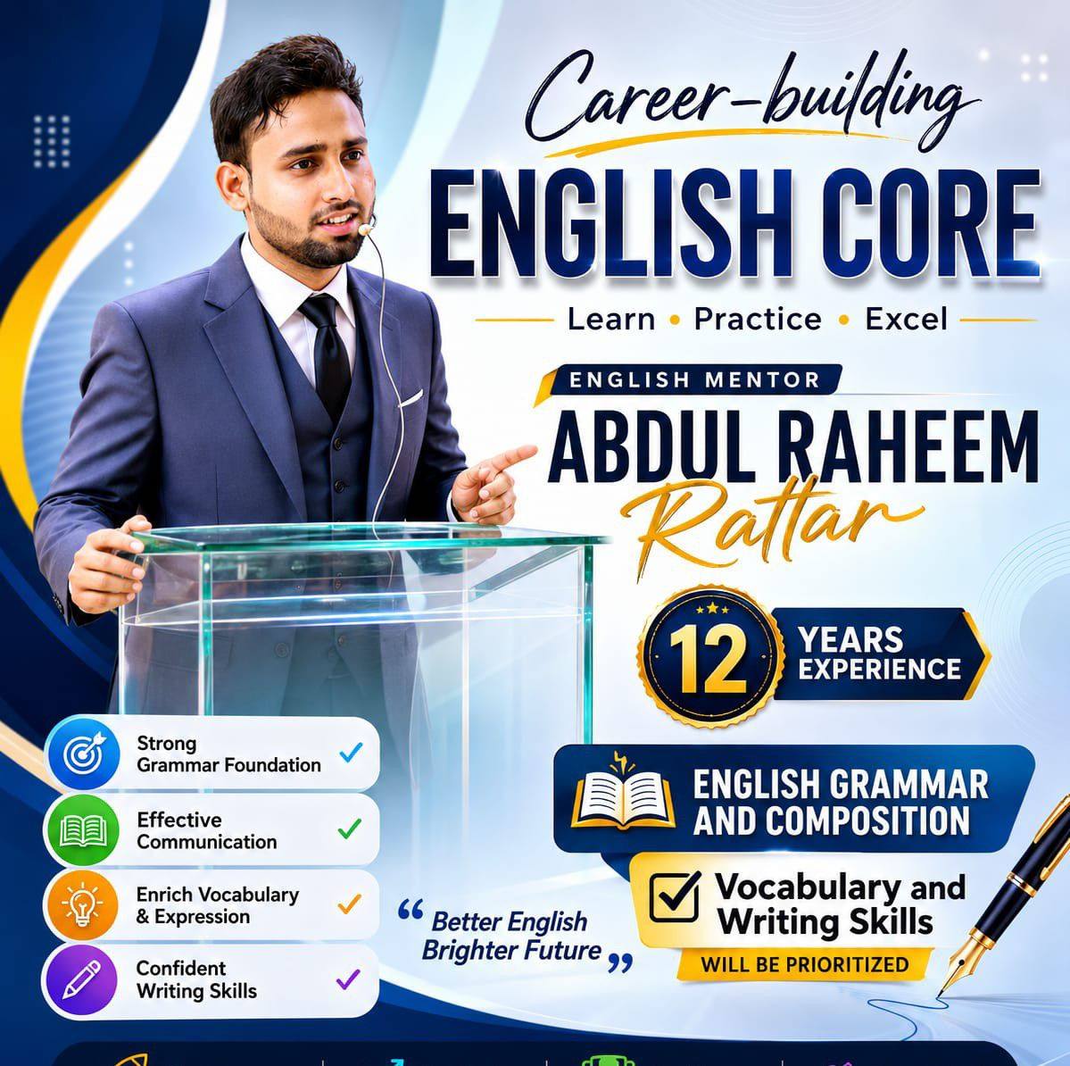 Abdul Raheem Rattar English-Mentor