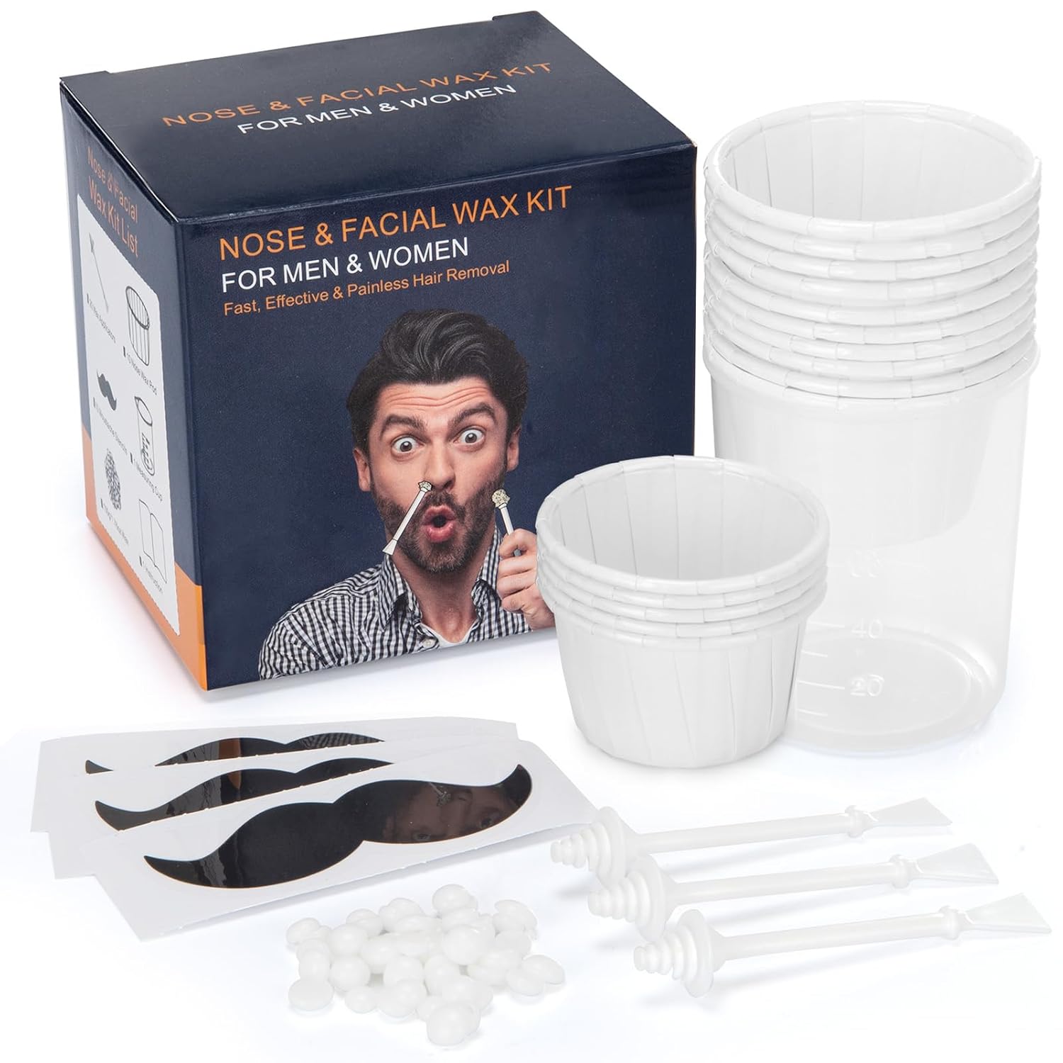 🔥 50% 0FF C0DE- KOCZFB66 Keep grooming simple with this nose wax