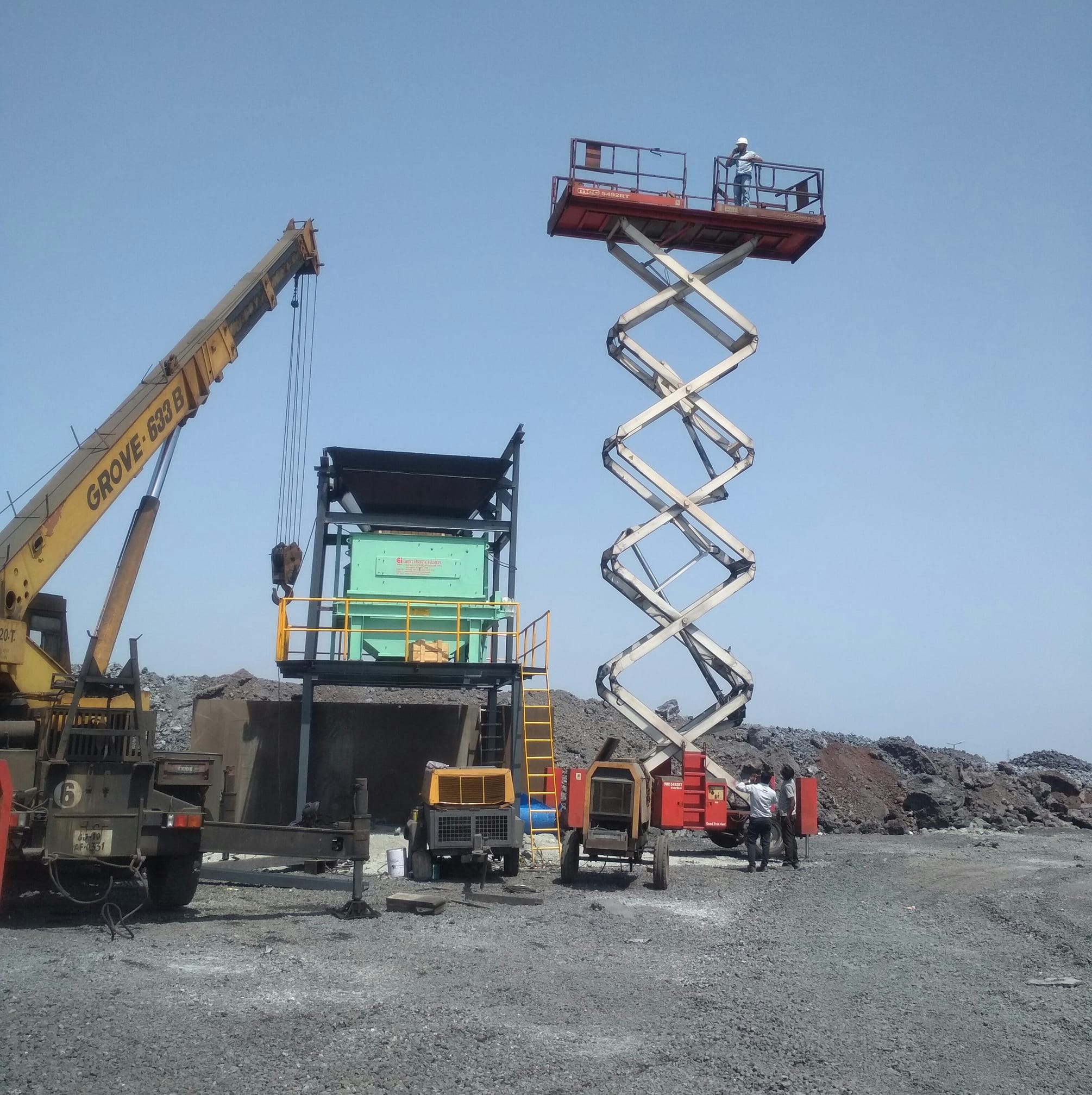 CTS No-3 Top Frame I-beam Size-400X200mm, fabrication work completed ...