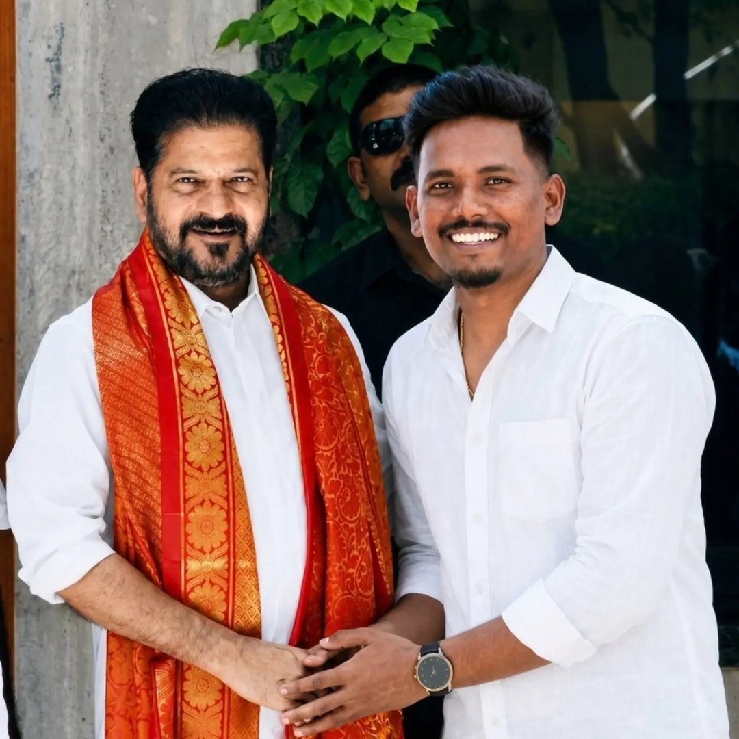 A Ganesh idol modeled after Telangana Chief Minister Revanth Reddy is ...