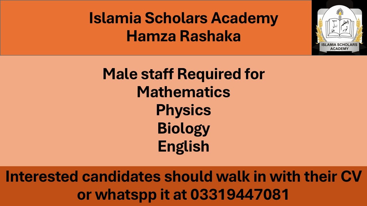 Islamia Scholars Academy Hamza Rashaka | Nowshera