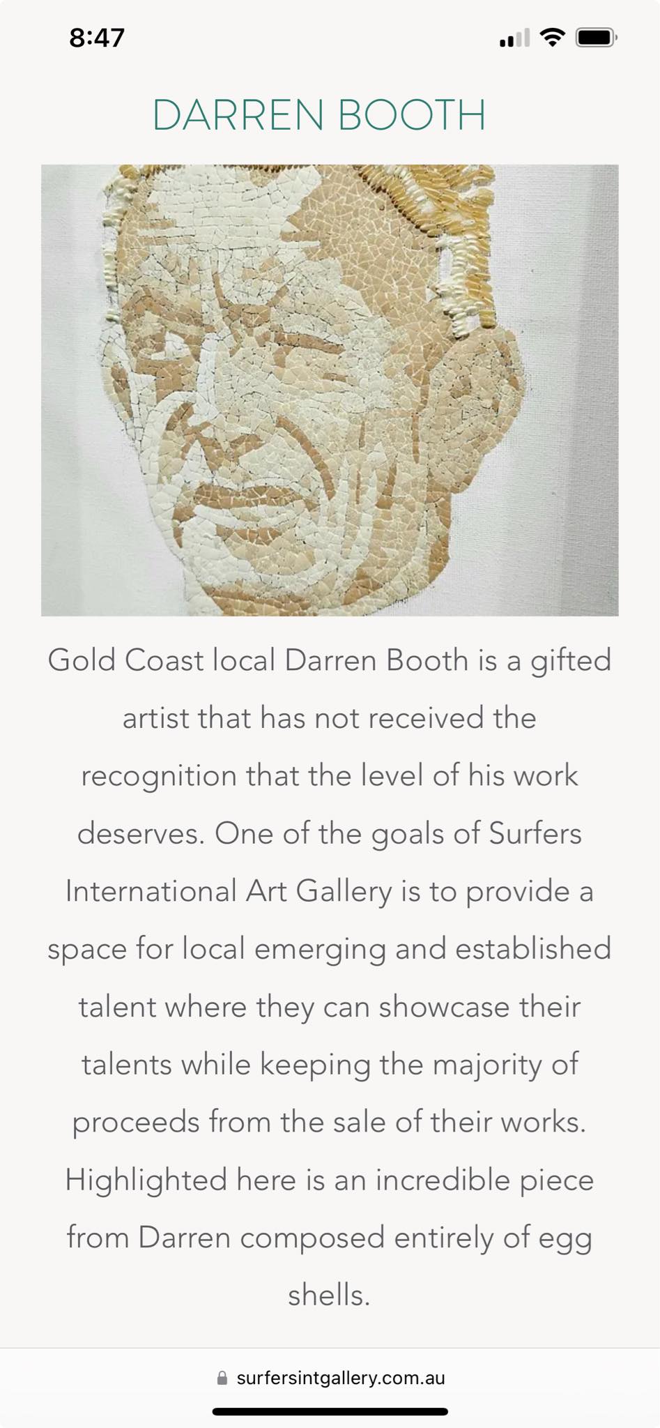 Darren Booth Virtual Gallery