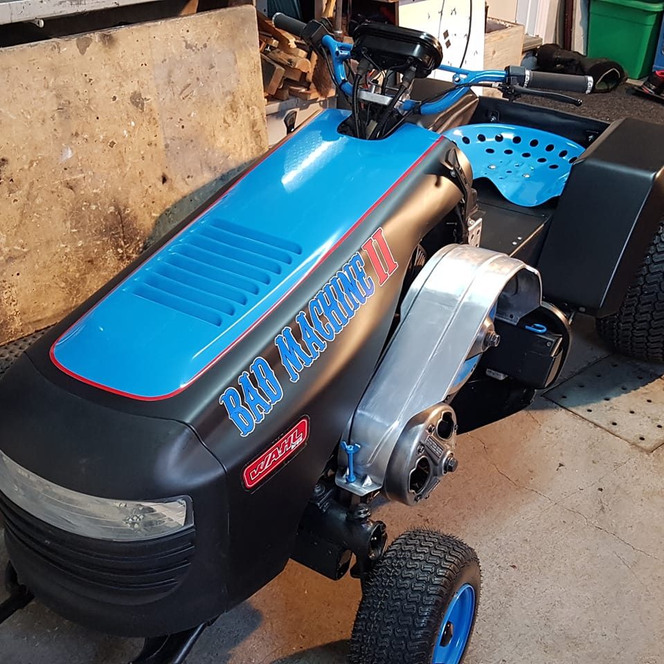 Lawn Mower Racing Builders | 2000 Husqvarna YTH-150 racing mower ...
