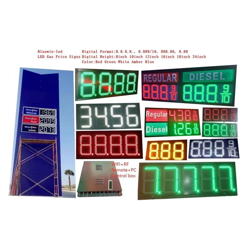 Led Gas Price Signs&LED Display Bluewin-LED | Shenzhen