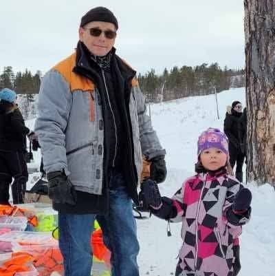Sirbmá | Ja, det var litt av en velkomst vi fikk da vi kom til hytta ...