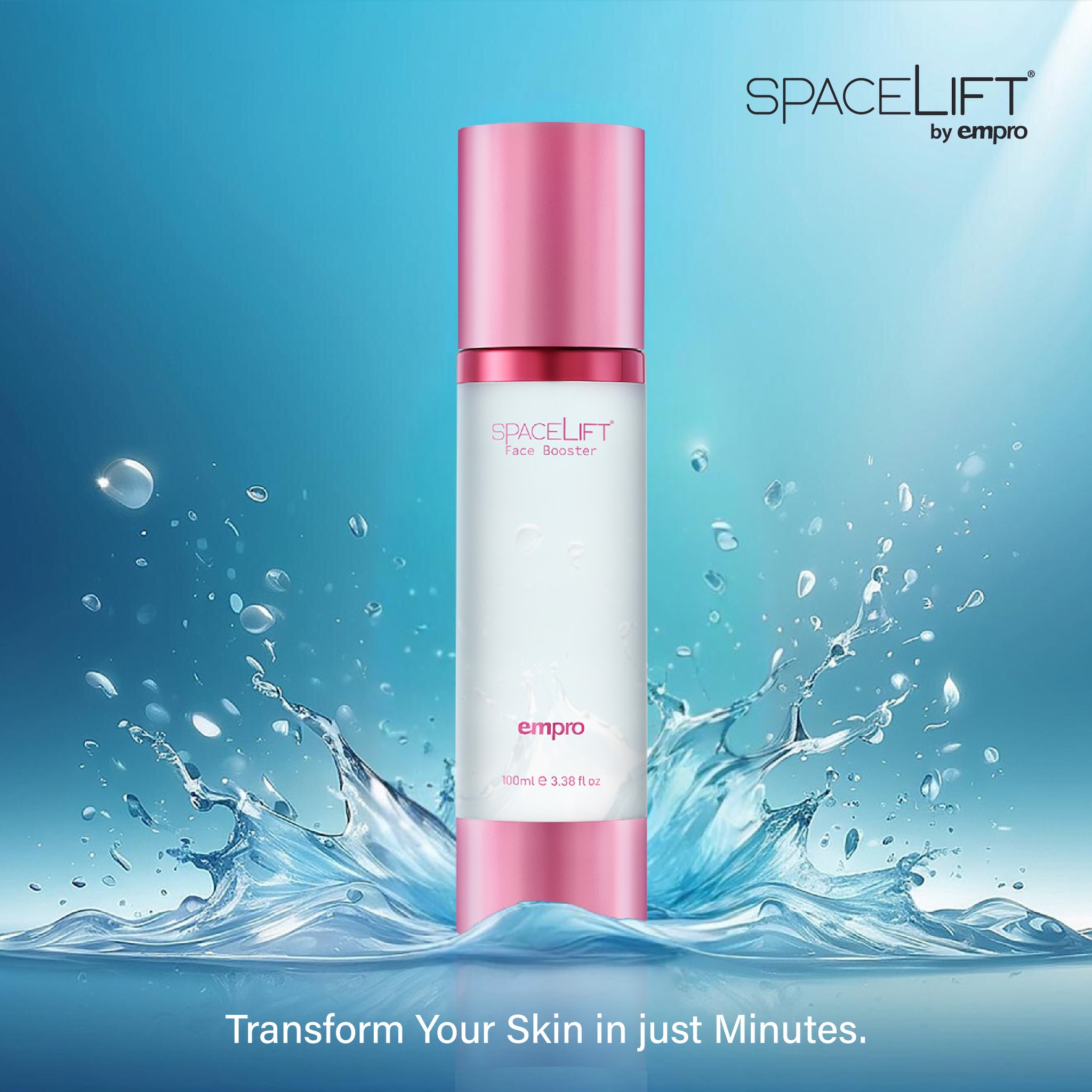 Experience Spacelift Face Booster's benefits in just minutes