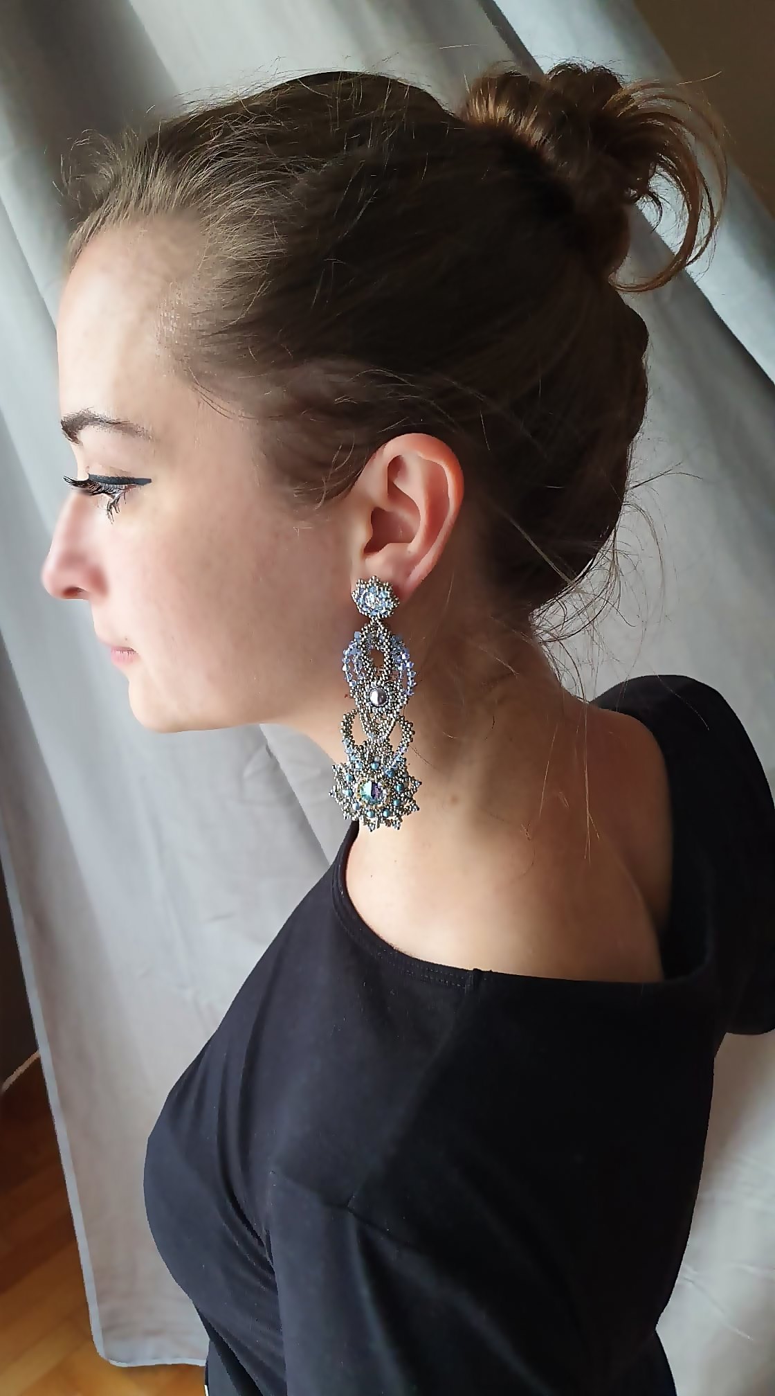 💎 Squareflake Earrings Tutorial 💎 Create a stunning pair of Squareflake ...