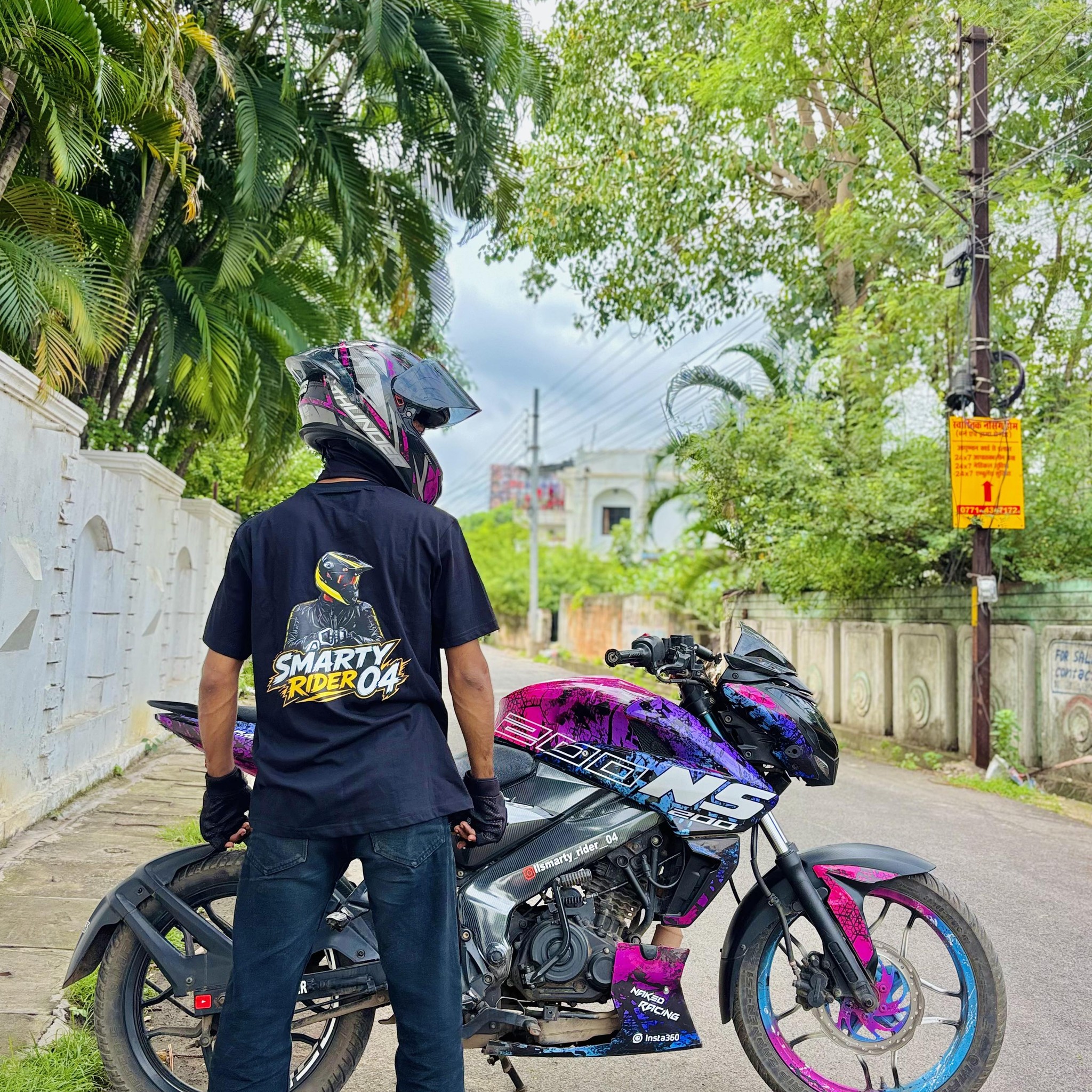 Wait for end 👀😍 . . . #tranding #rider #ns200 #viralvideos #rider ...