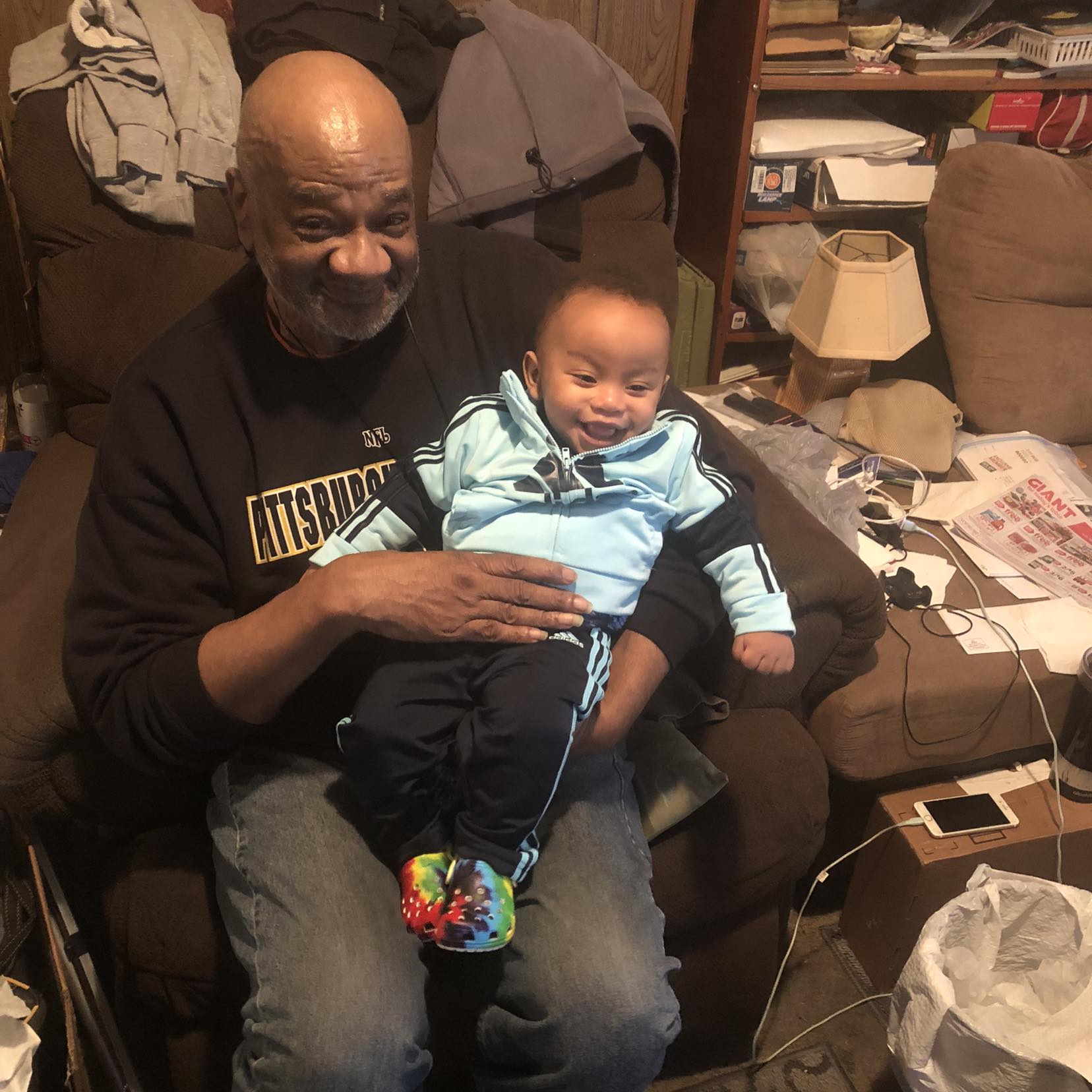 In this heartwarming video, a concerned dad tries his best to comfort ...