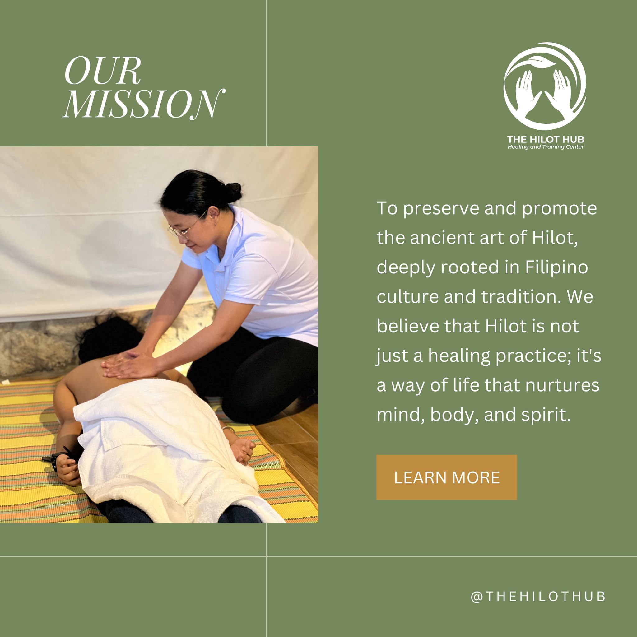The Hilot Hub - 💚 Our Mission at The Hilot Hub: To...