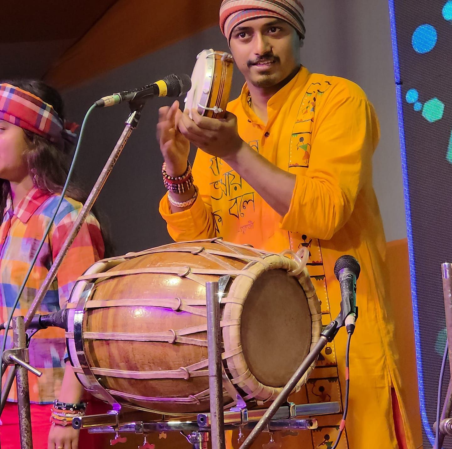 গত কালকের অনুষ্ঠানে ☺️Sur Sangam 🙏 ️ ️ #flute #Dhamsa #folk #benjo # ...