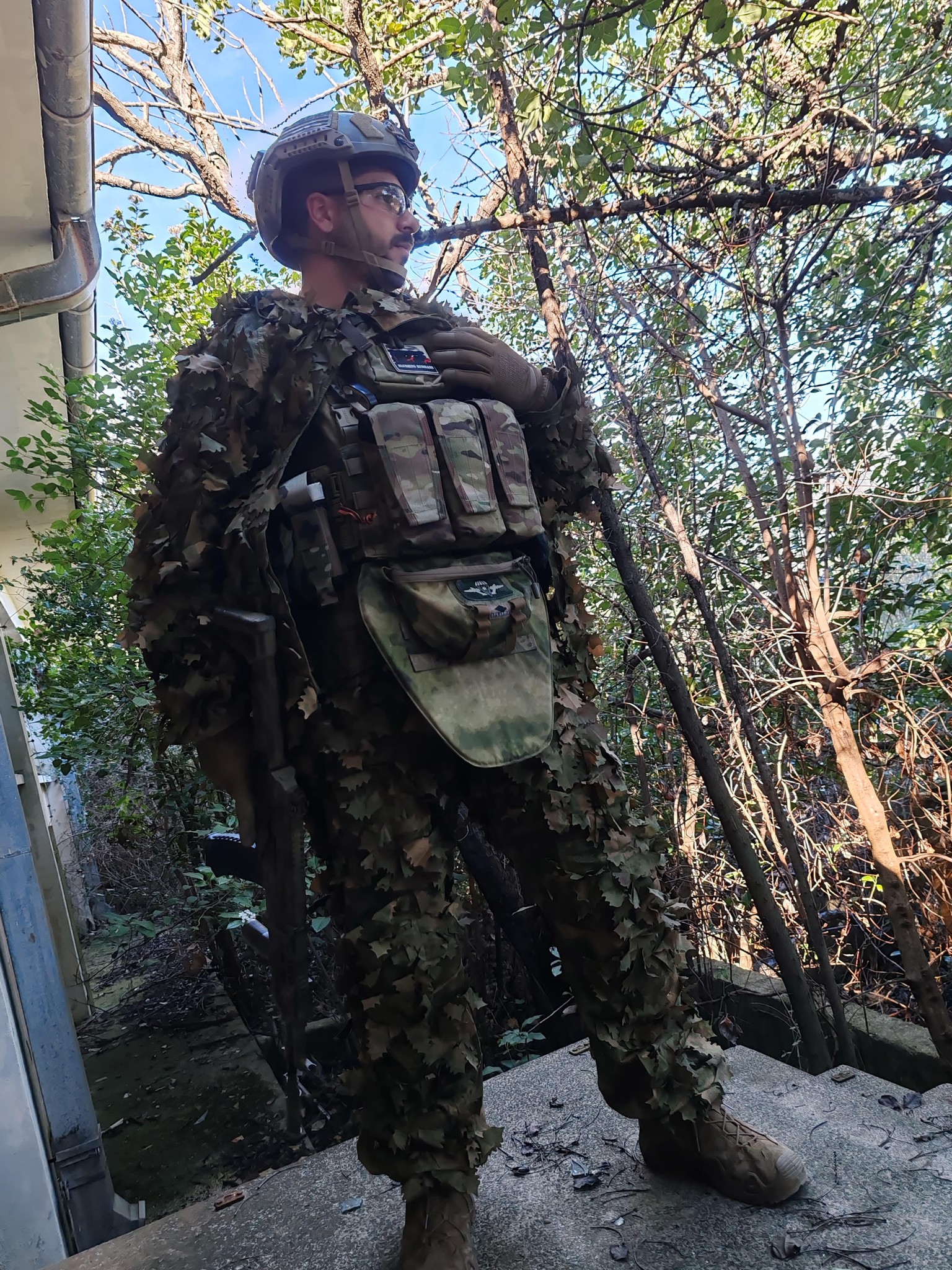 Grey - Russian Scout during training. 1. Ratnik 6sh122 Suit
