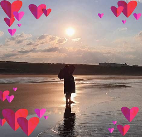 Having a sneaky weekend away. Walney island beach, no one else in sight ...