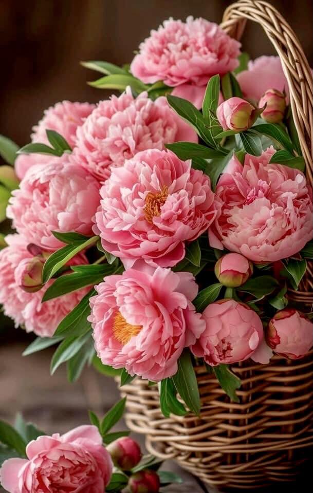 Beautiful peonies for floral design