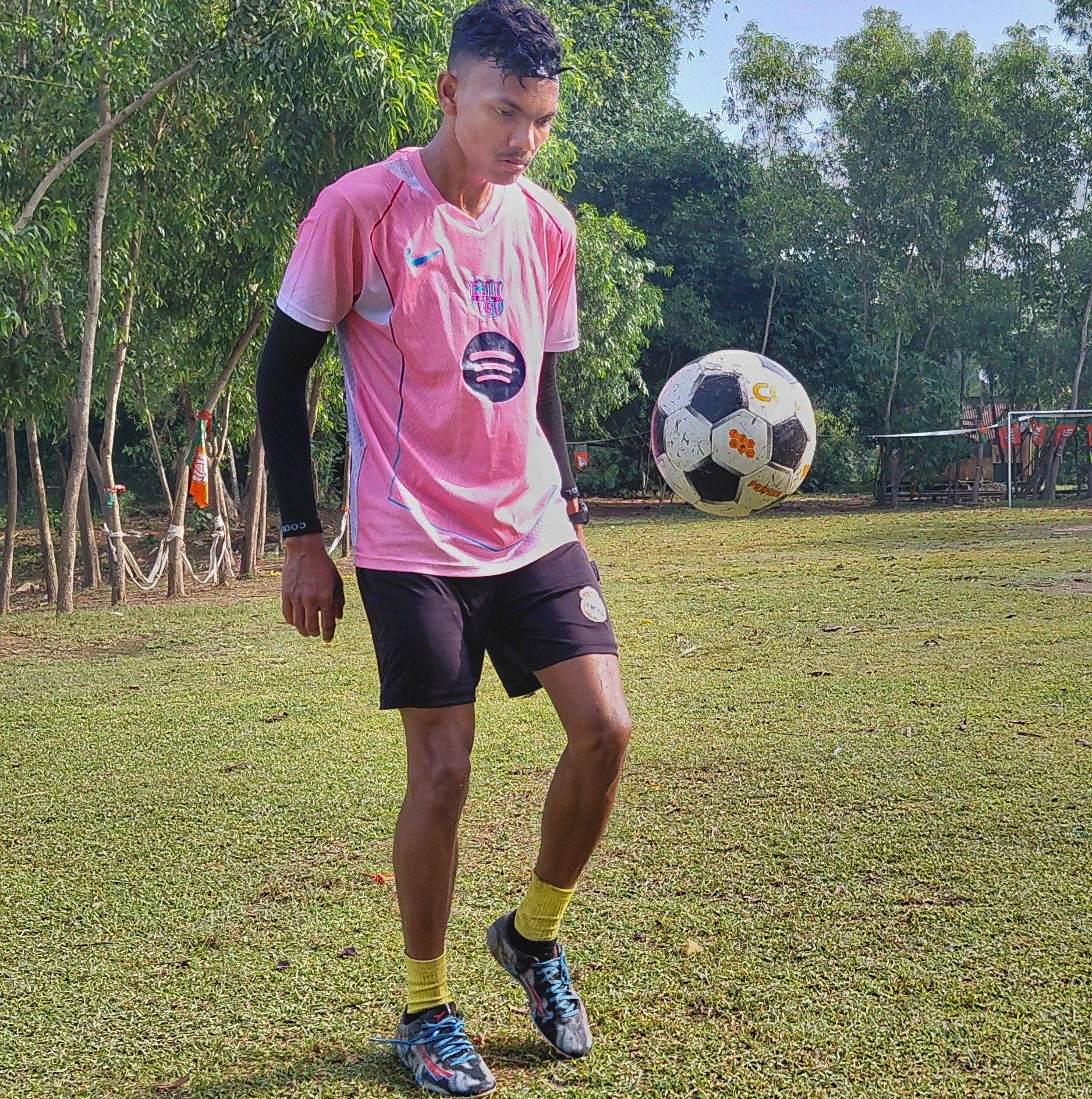Mastering ball control one touch at a time! Consistent practice is the ...