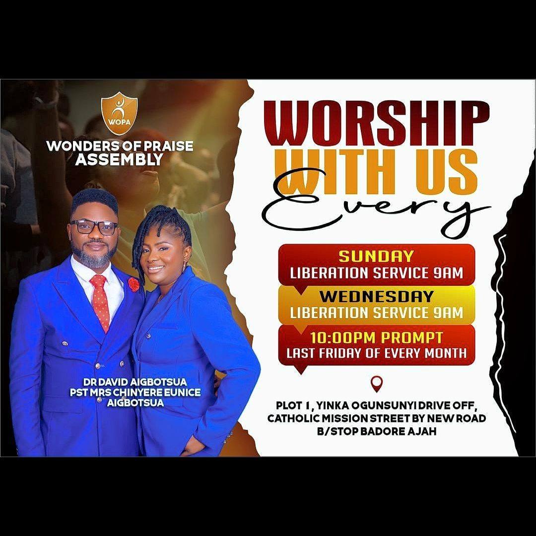 Wonders Of Praise Assembly Inc | Epe