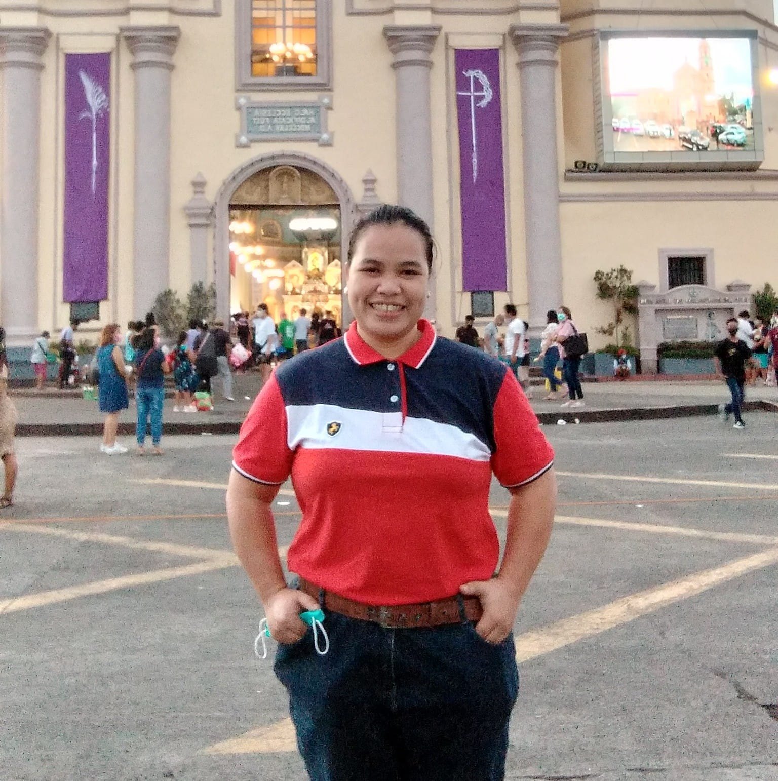 Basic gadla, nagbaktas pa ngane after landing hahaha nice one, Jedieson ...